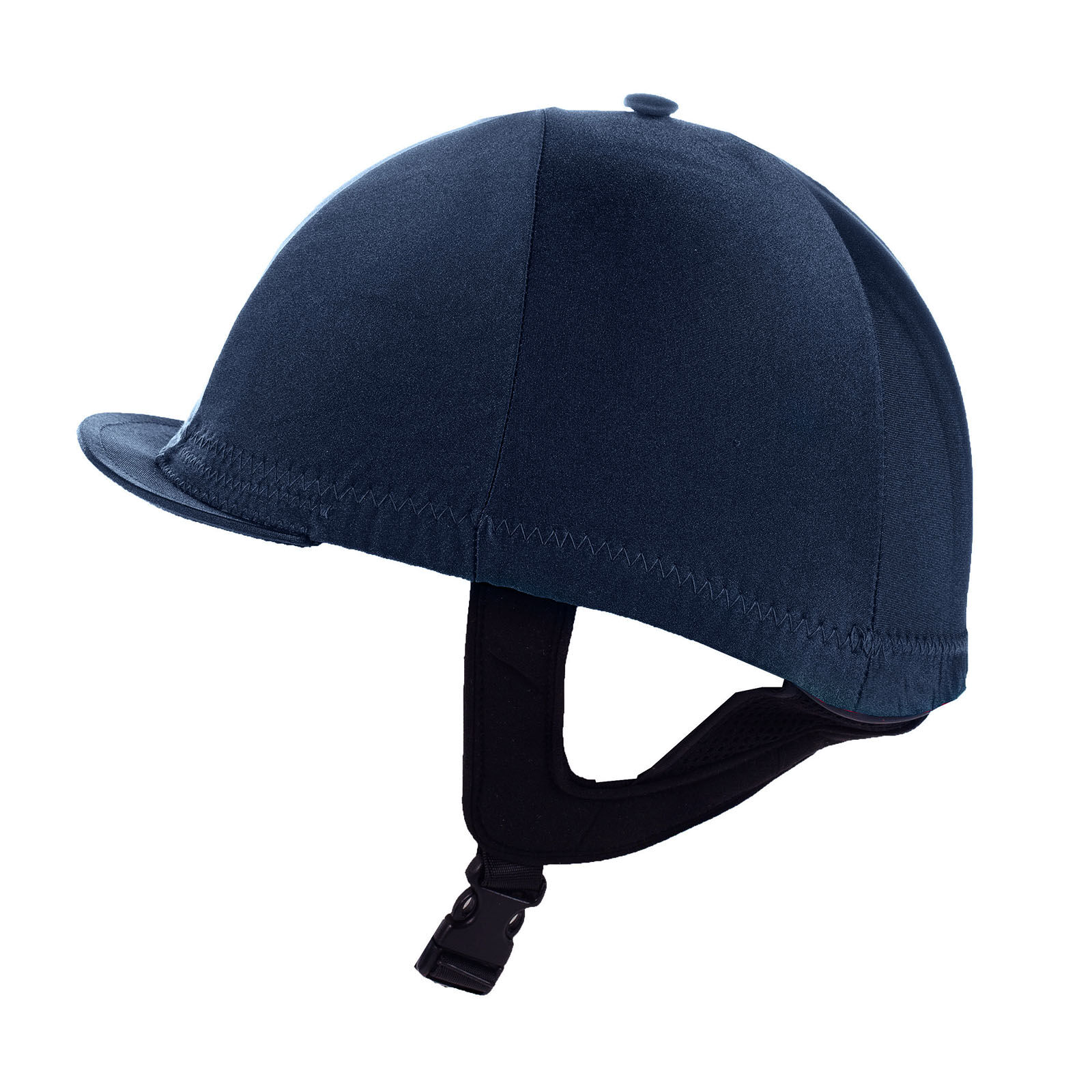 Grey Velvet Helmet Cover
