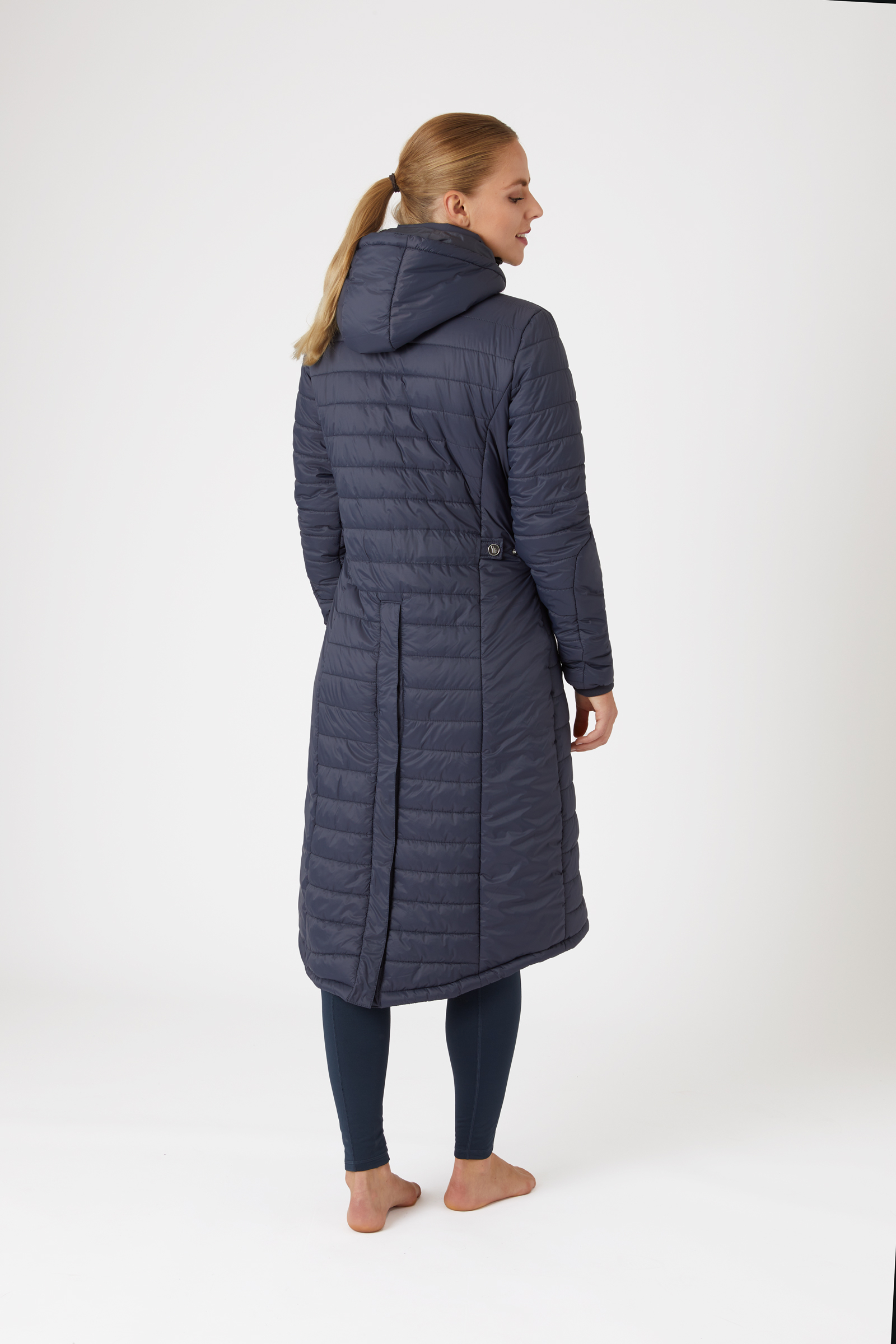 long padded riding coat