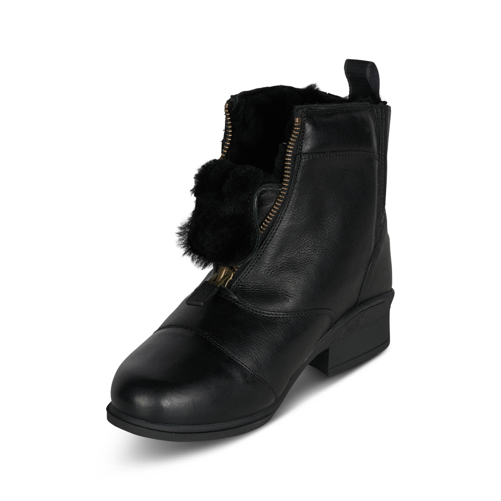 Fur lined outlet jodhpur boots