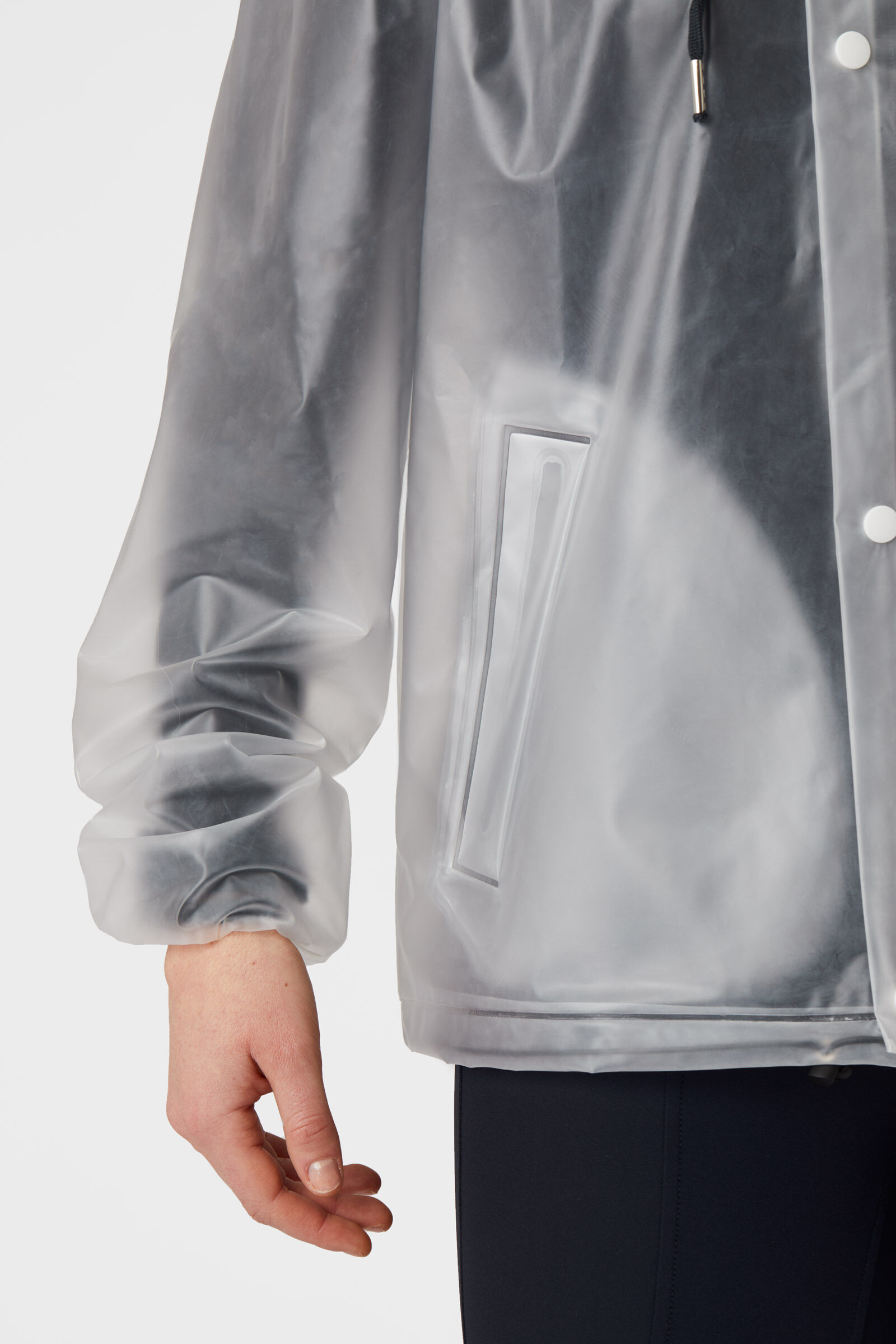 Clear rain top jacket zara