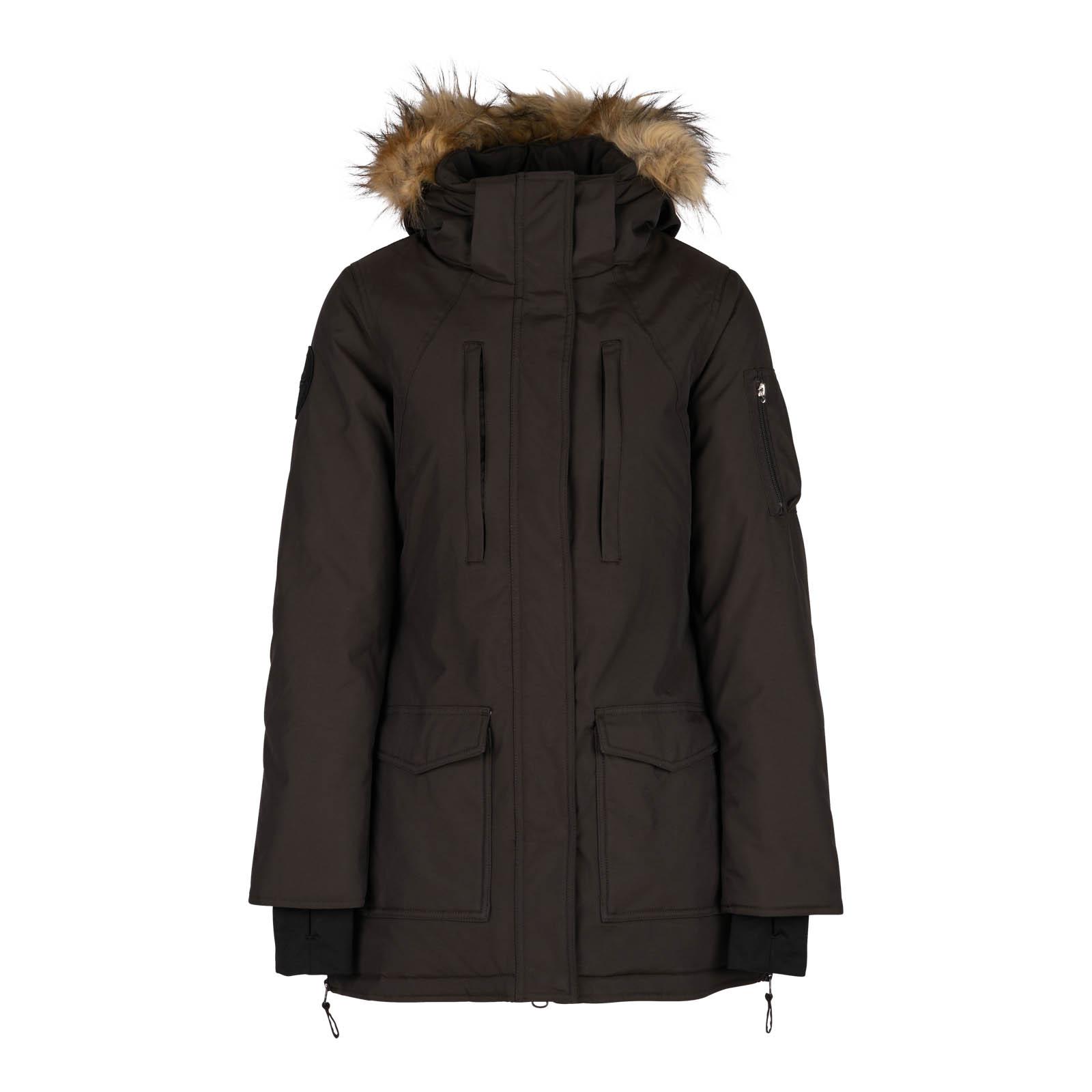 Horze brooke women's long parka jacket 2025