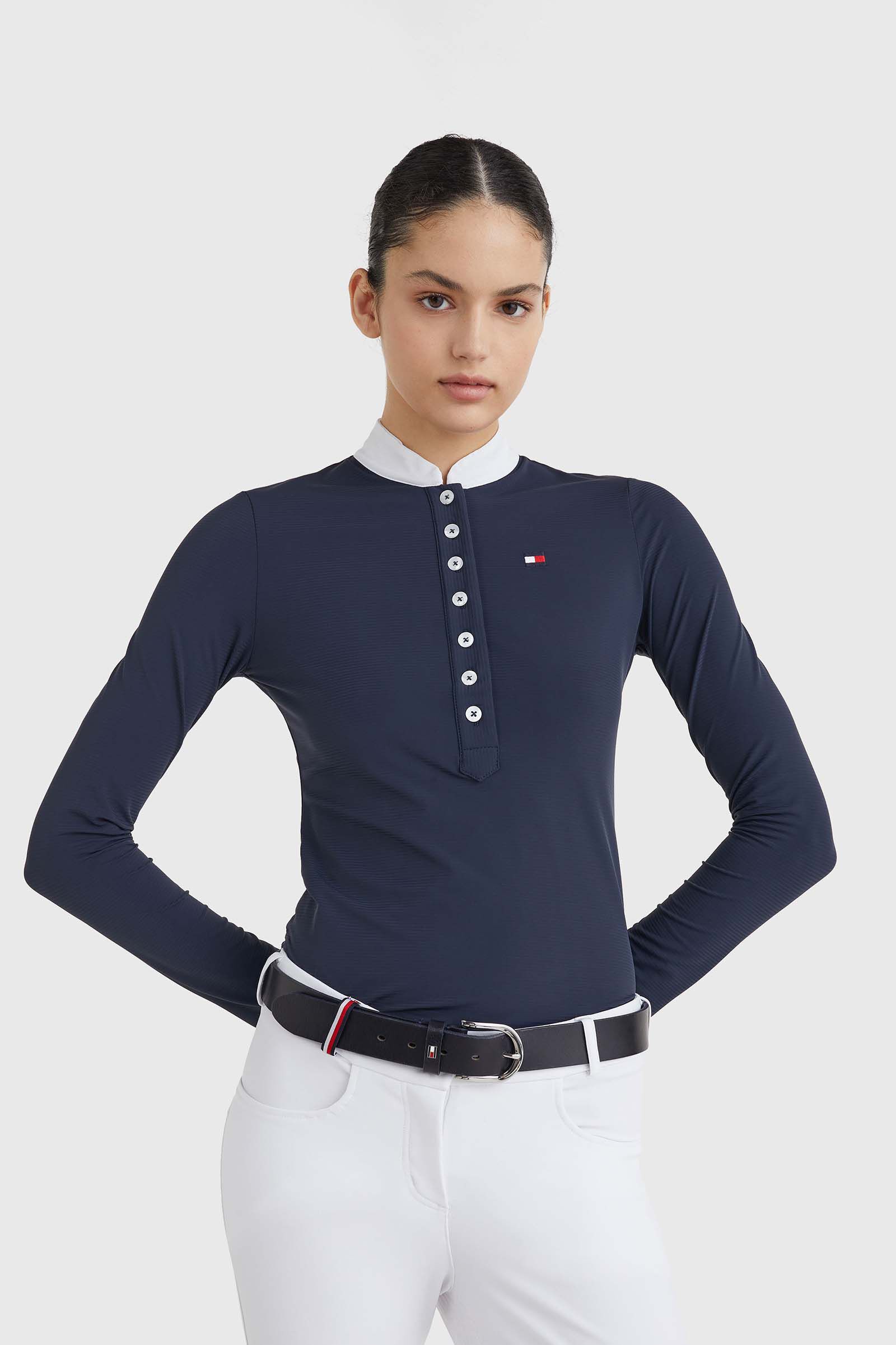 Womens tommy hilfiger 2024 long sleeve top