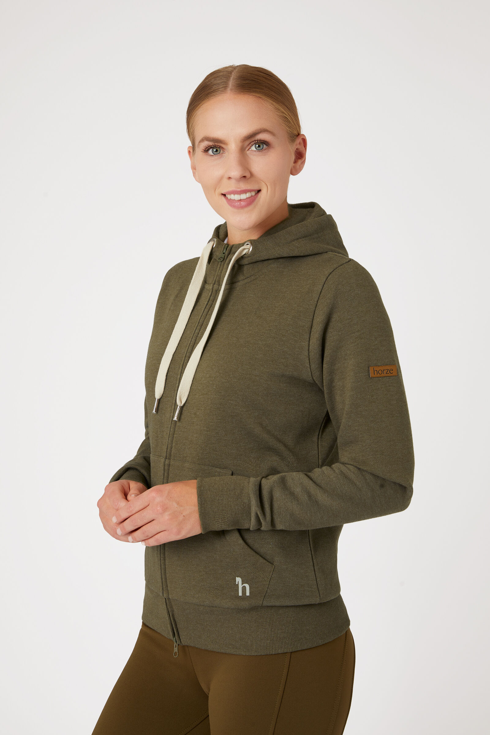 Ladies deals khaki sweatshirt