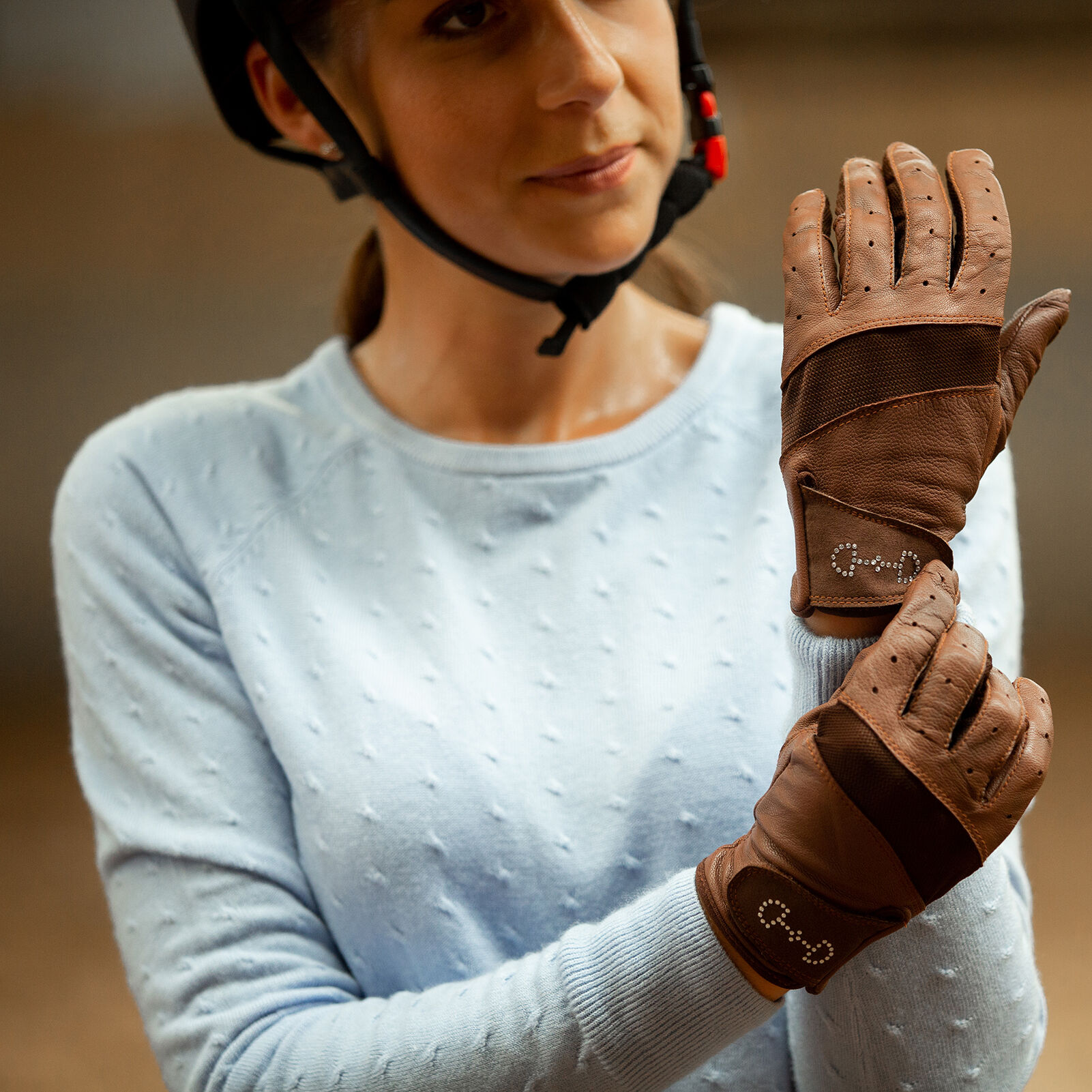 Buy Horze Women s Leather Mesh Riding Gloves horze.eu