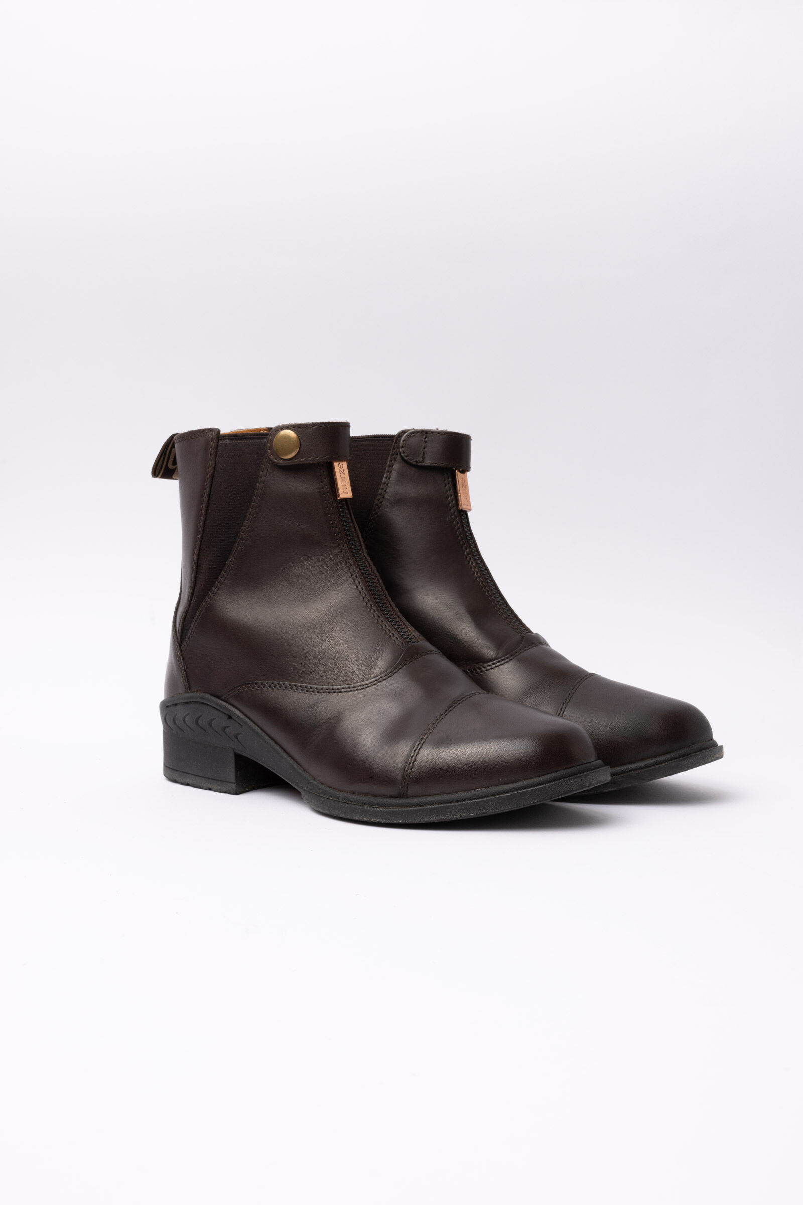Buy Horze Rose Leather Jodphur Boots with Front Zipper horze.eu