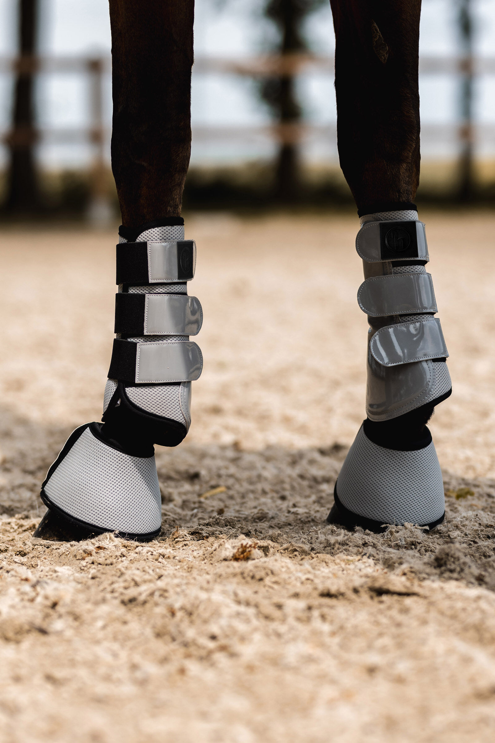 Horze Smoky Twilight Brushing Boots