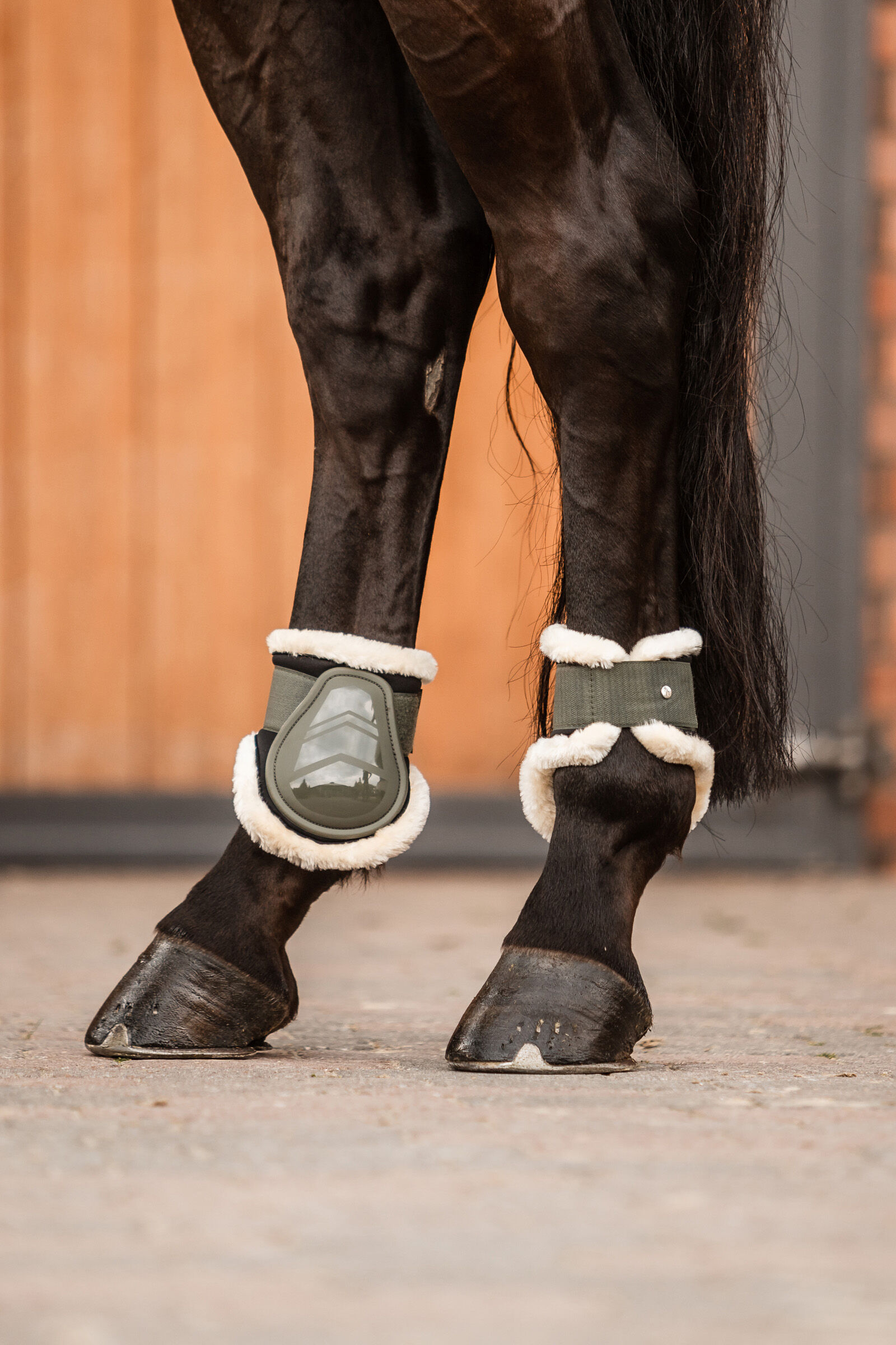 Buy Horze Caliber Fetlock Boots with Faux Fur Lining horze.eu