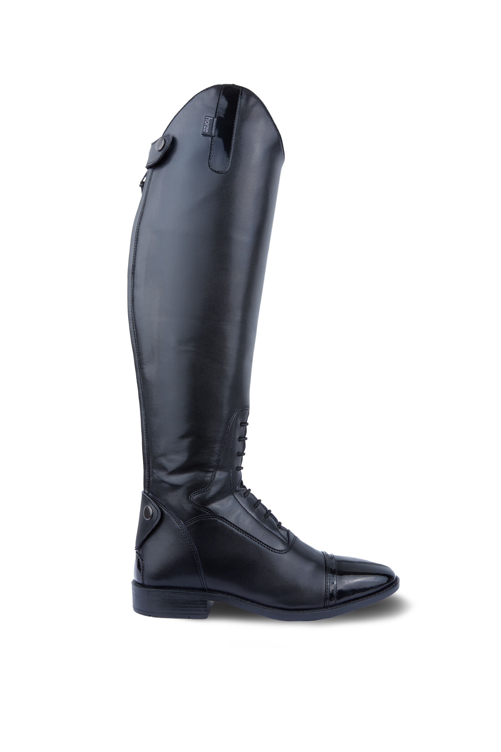 Synthetic horse riding boots on sale