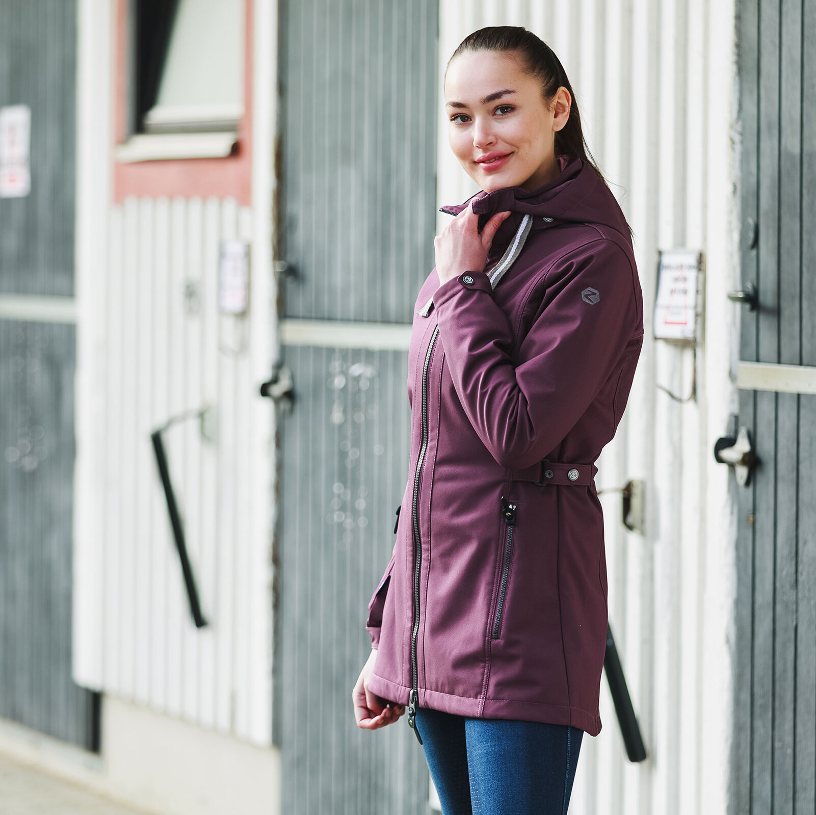 Buy Horze Freya Women s Long Soft shell Riding Jacket horze.eu