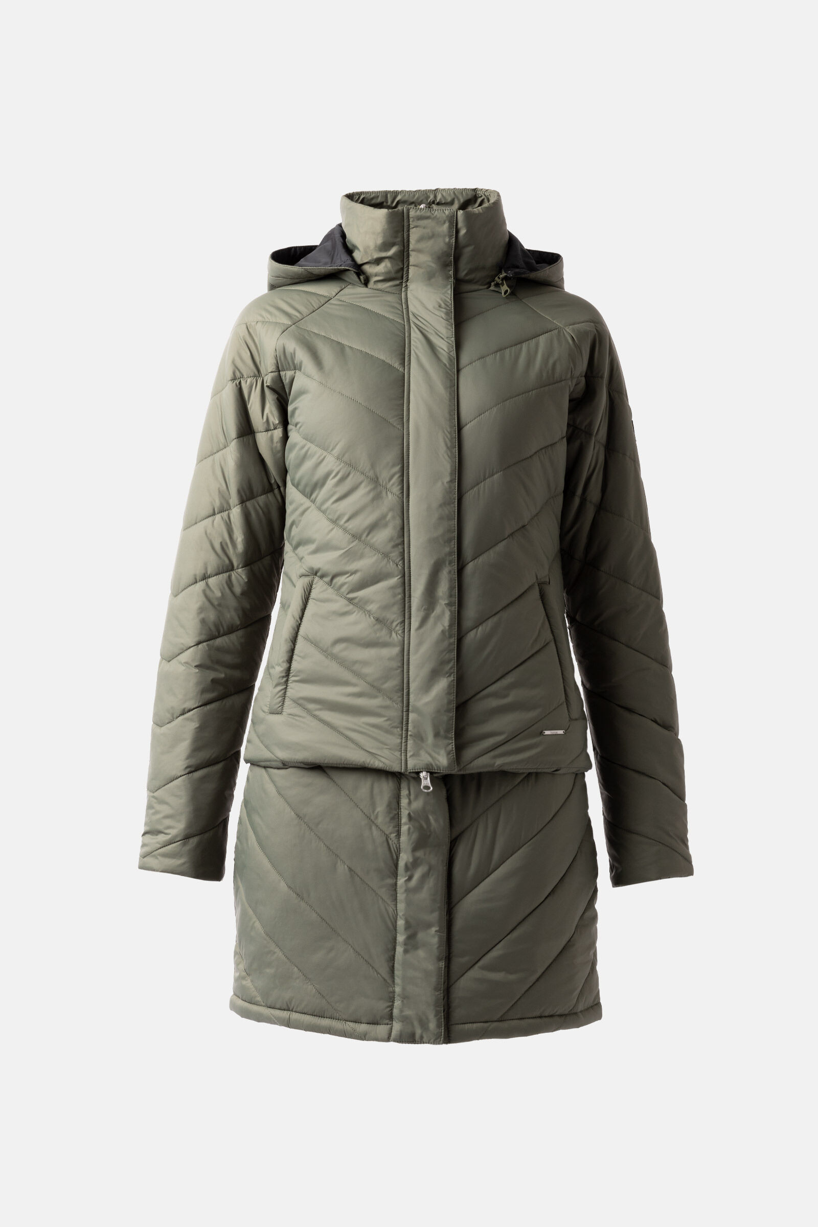 Buy Horze Aurora Padded Parka Riding Riding Jacket with Removable Skirt horze.eu