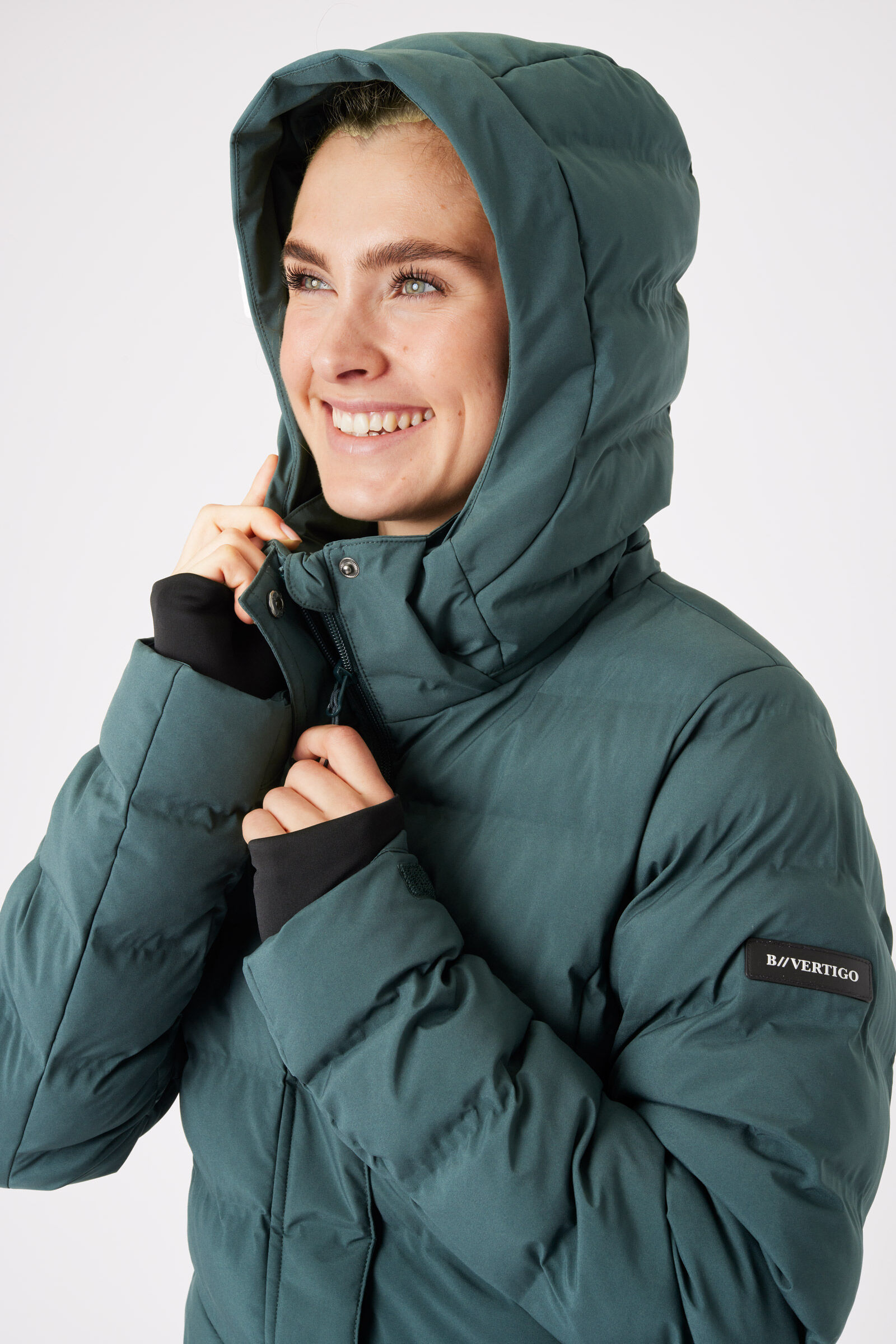 B Vertigo Celeste Women s Waterproof Parka Riding Jacket