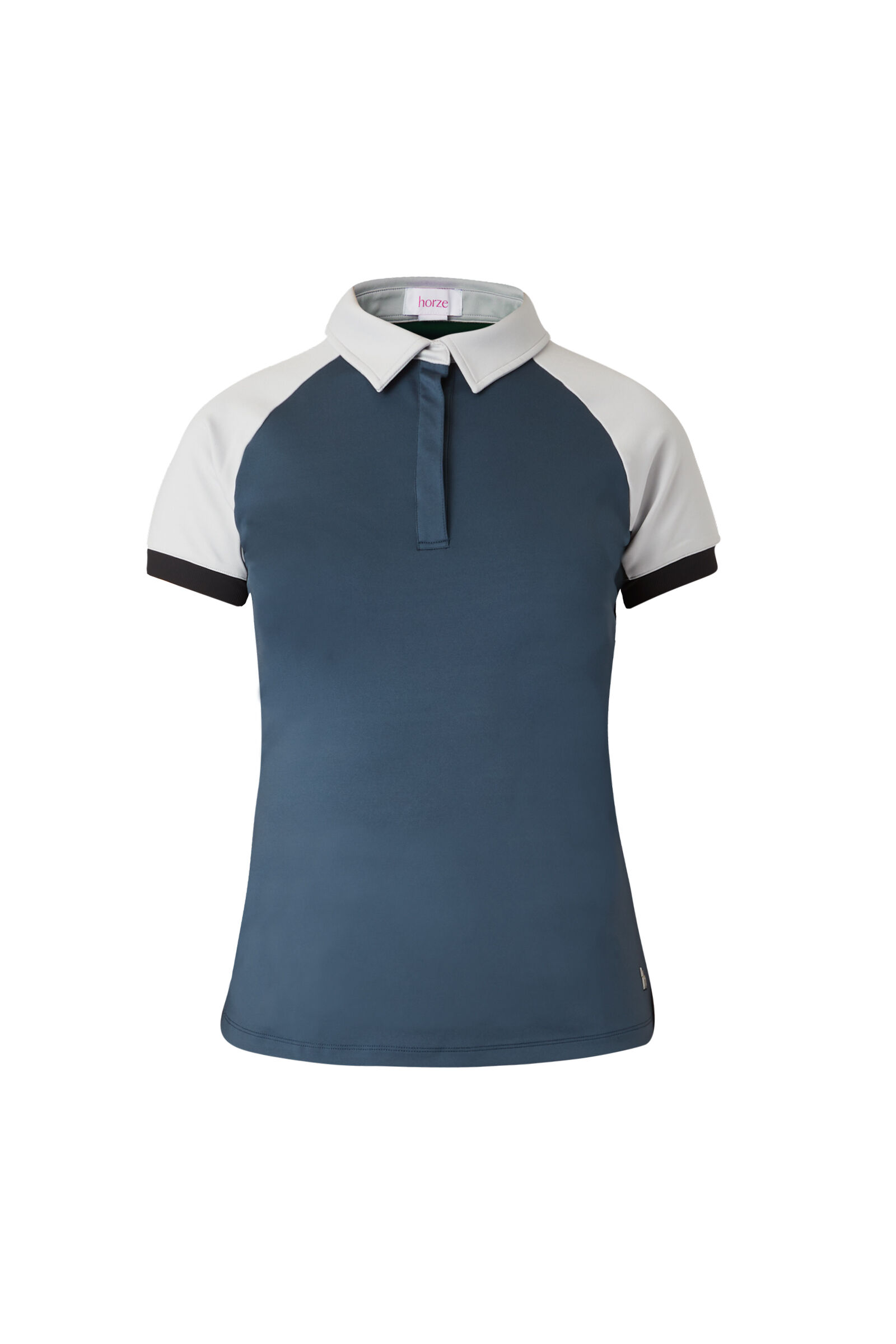 Navy blue polo shirt with white horse hot sale