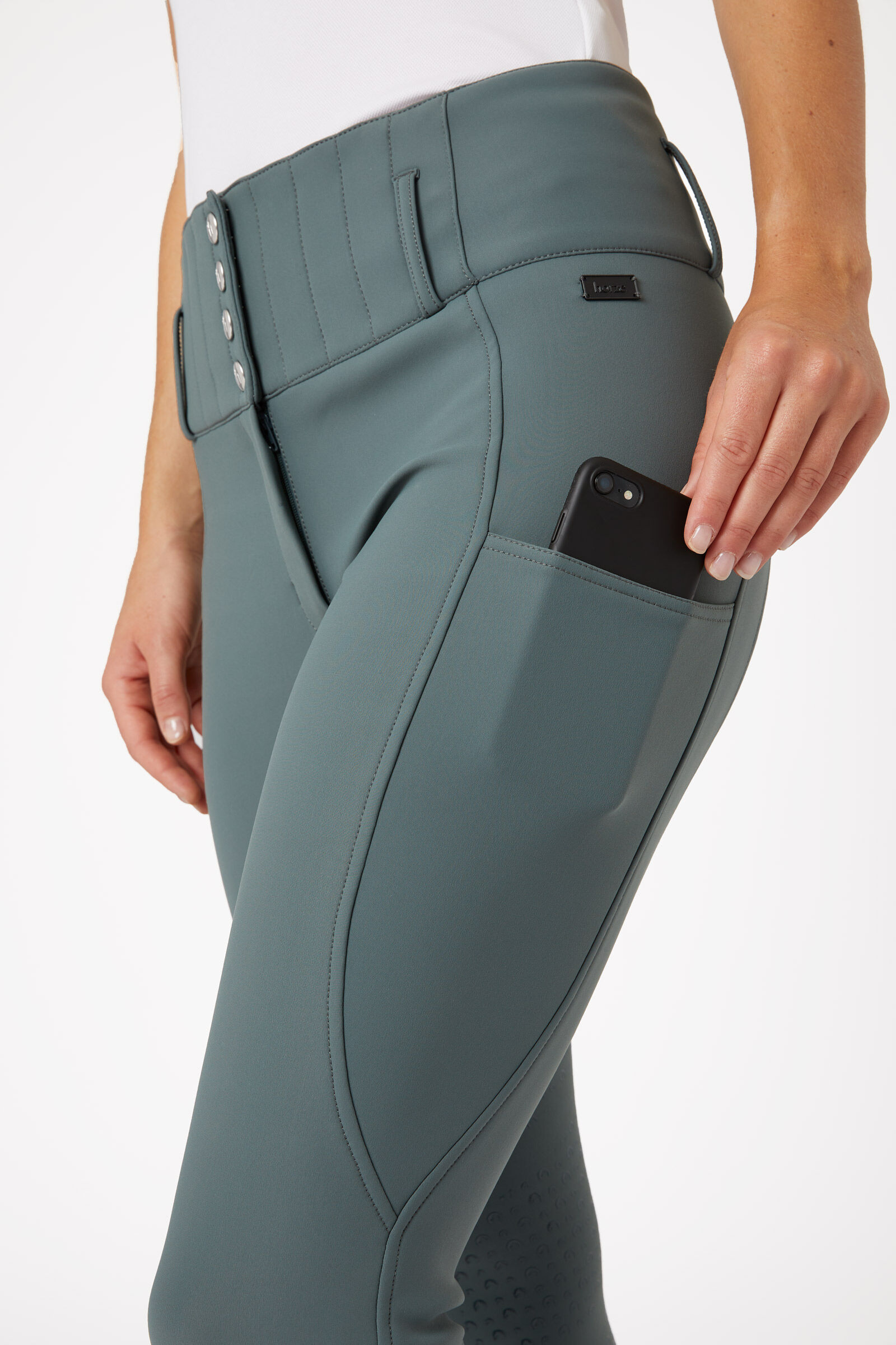 Buy Horze Louisa Women s High Waist Thermo Full Seat Breeches