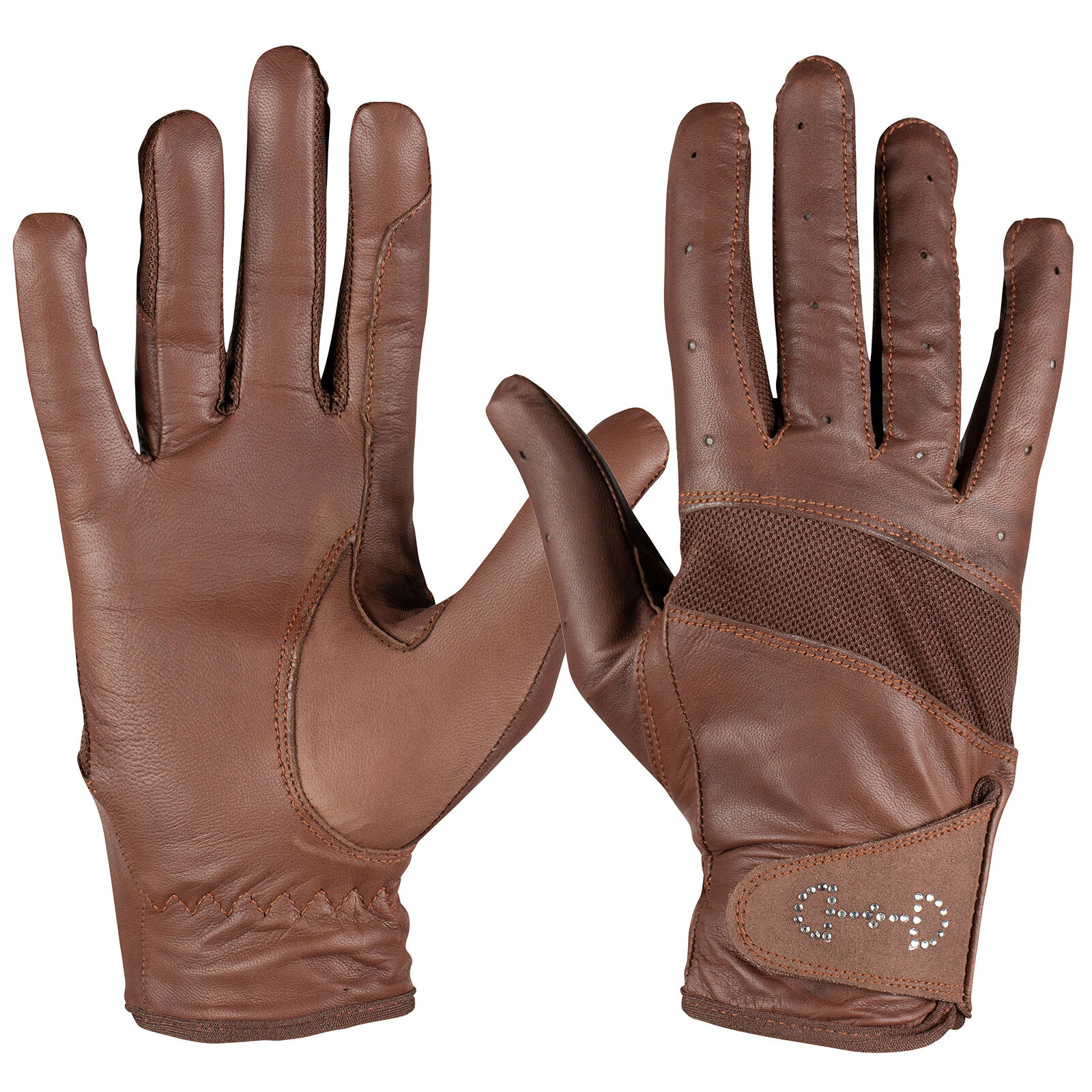 Womens leather on sale riding gloves