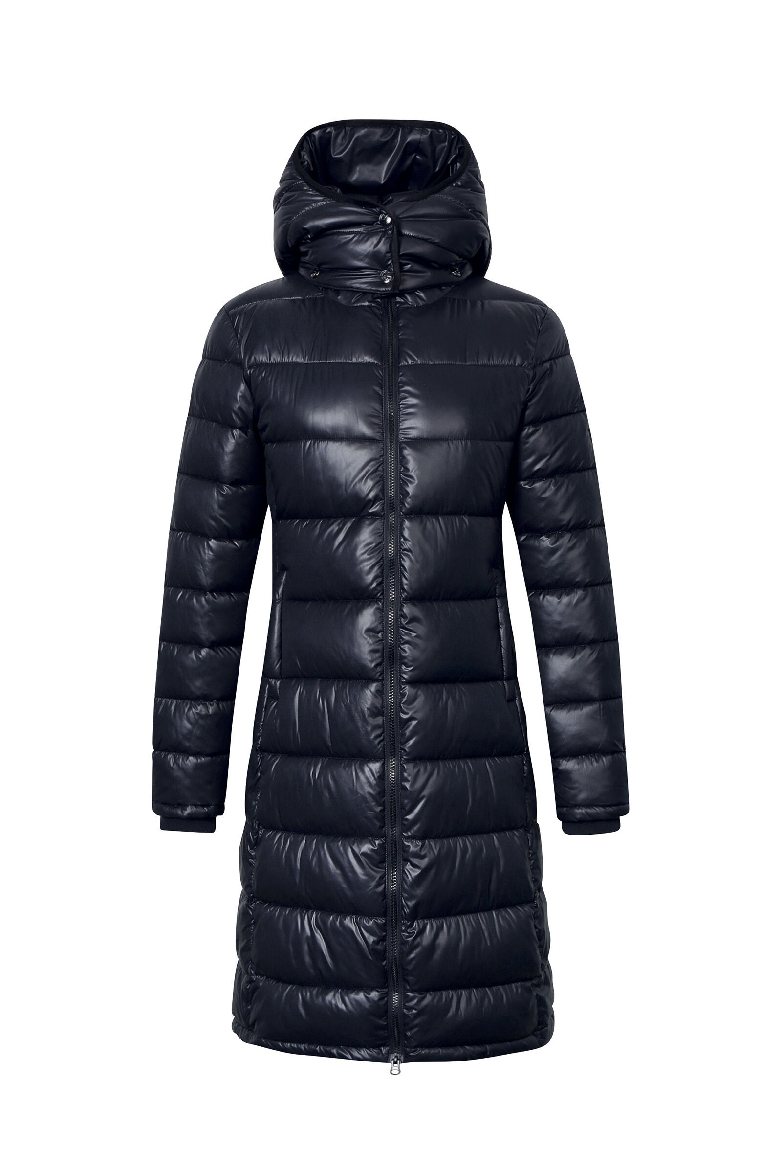 Ladies long deals quilted winter coats