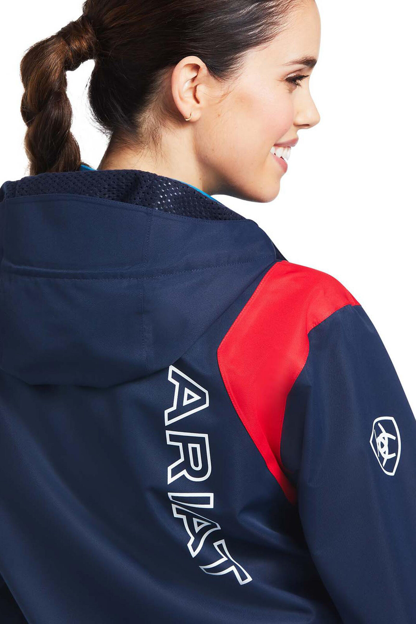 Ariat blue and red on sale jacket