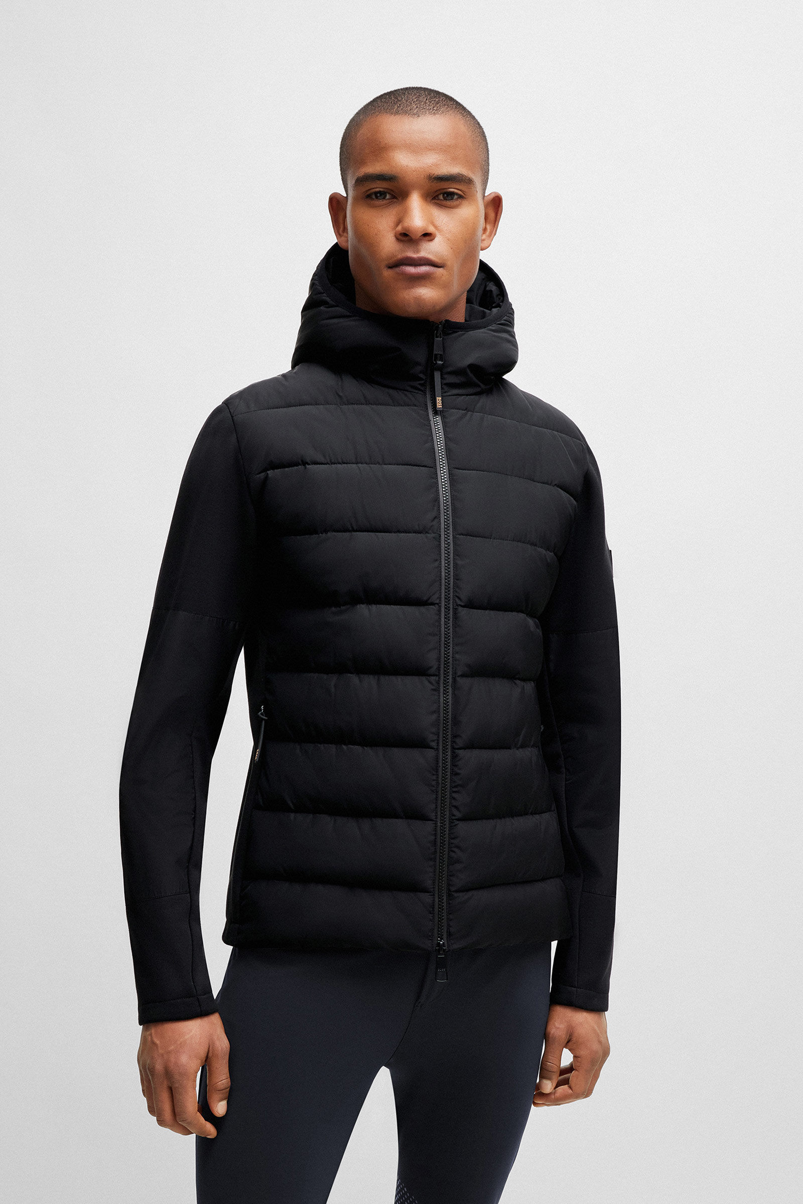 Buy Boss Jeff Hybrid Puffer Jacket | horze.eu