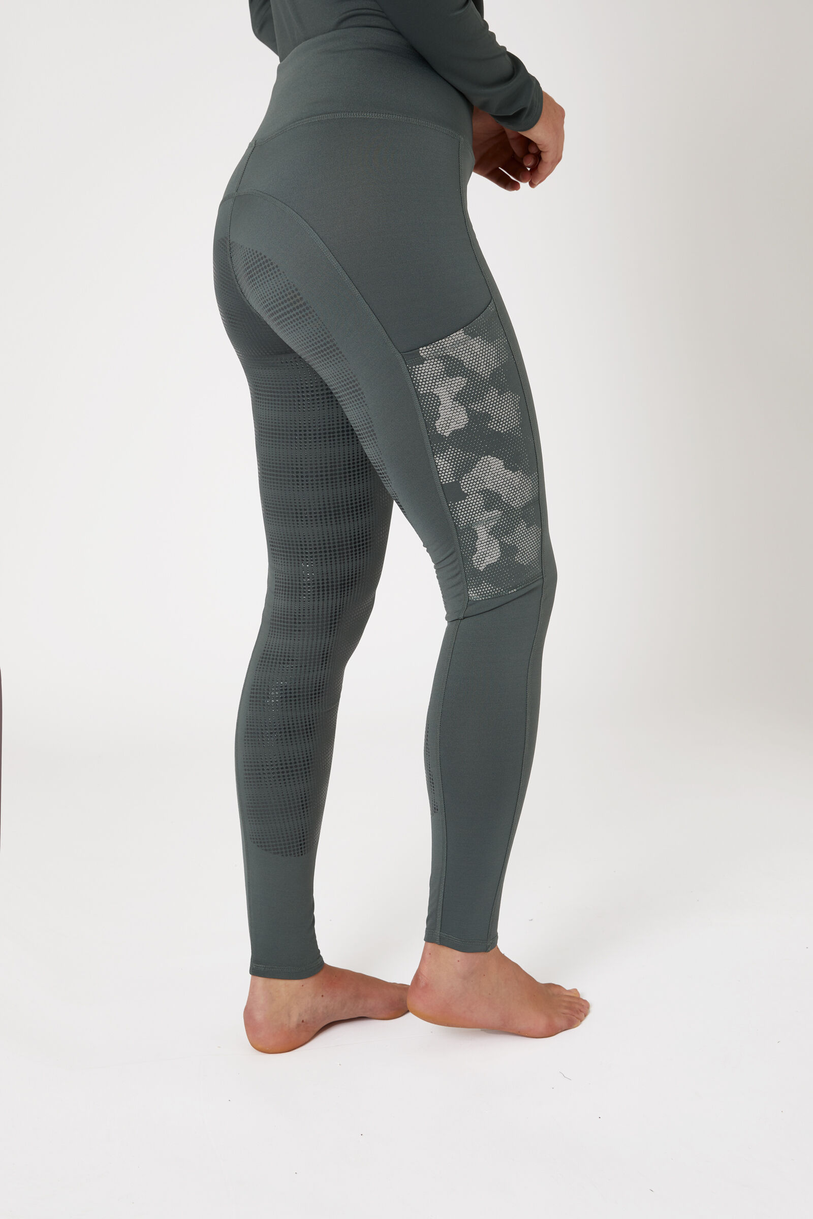 Buy Horze Luminox Women s Reflective Full Seat Riding Tights