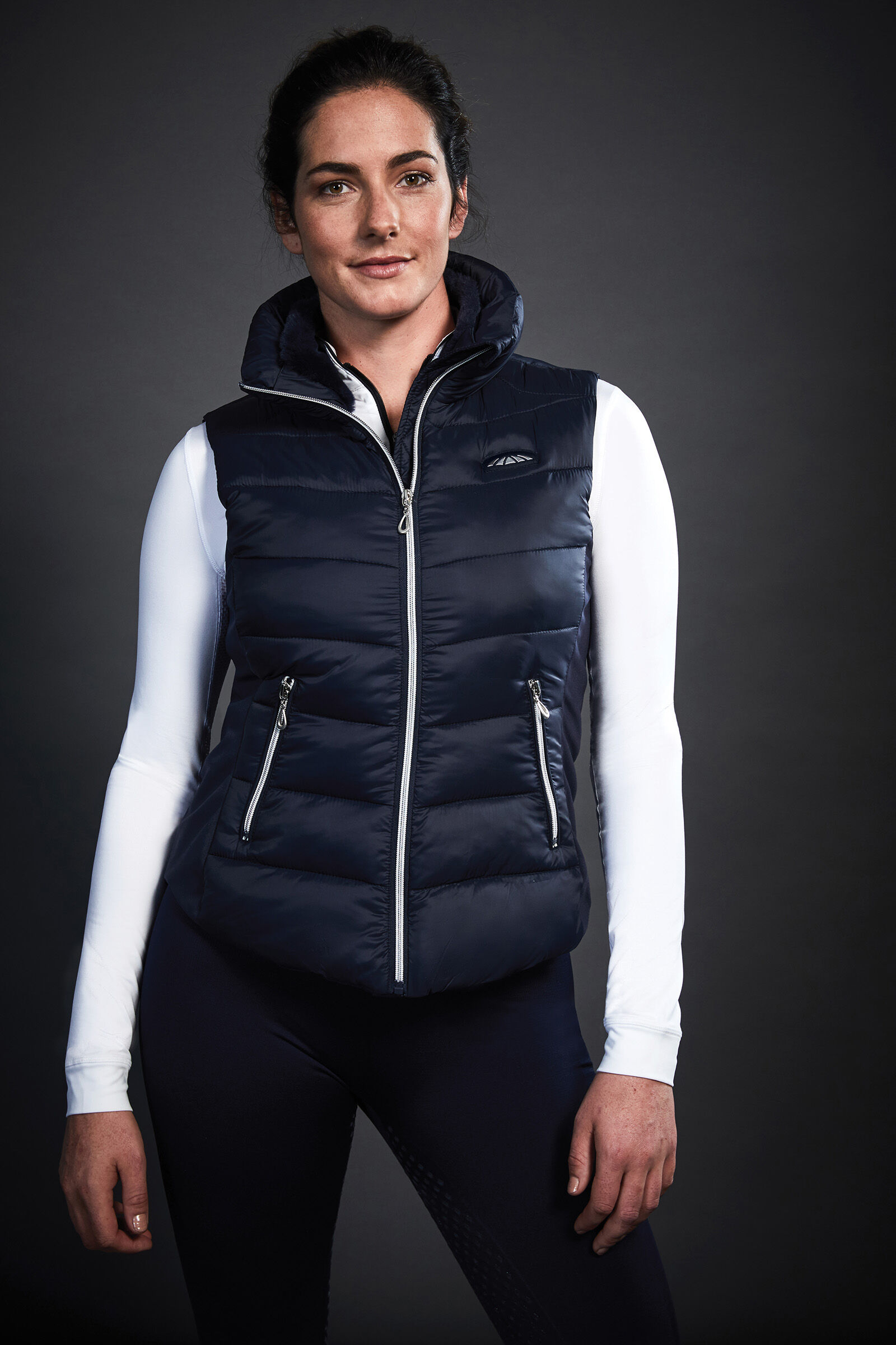 Grey puffer clearance vest womens