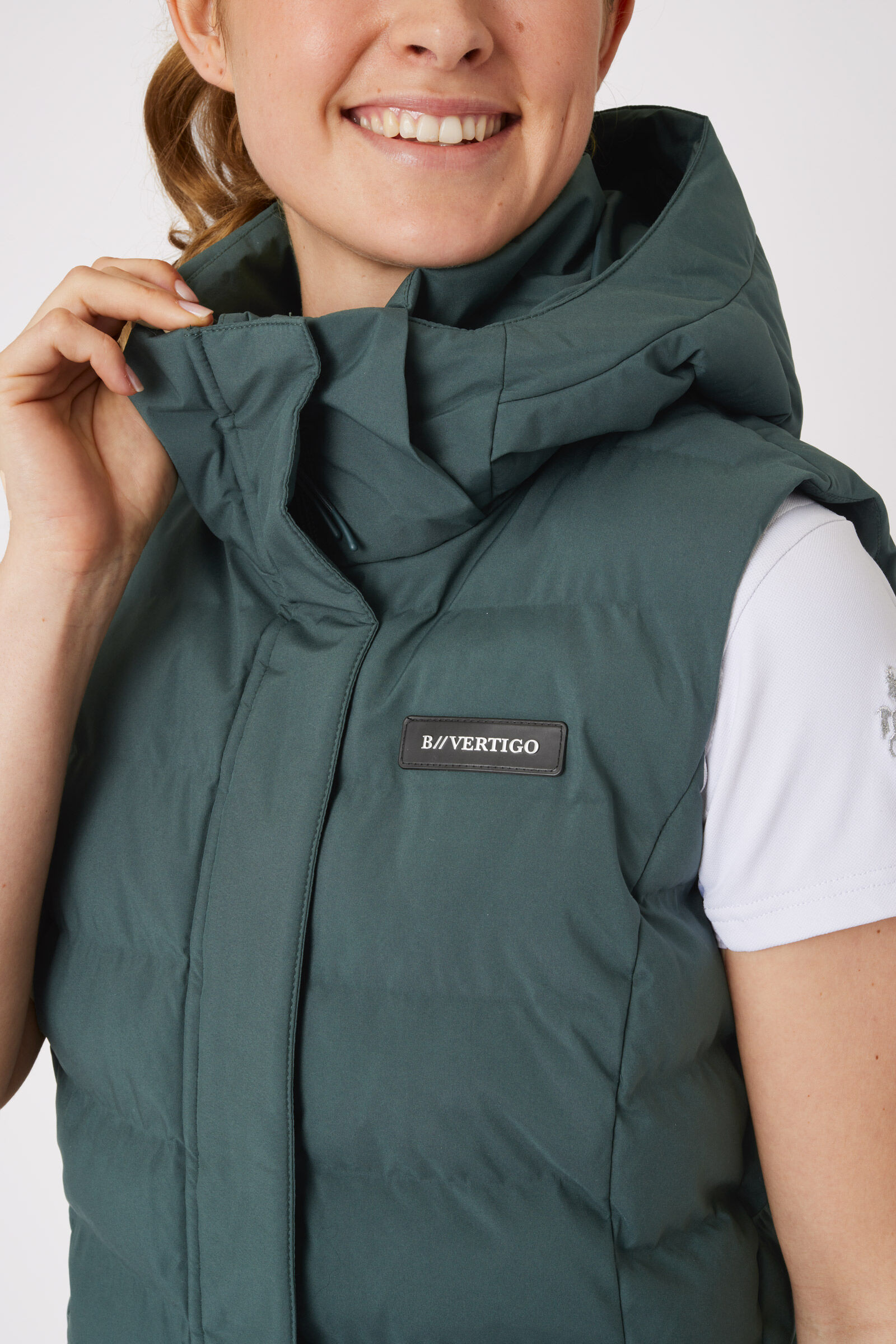 Waterproof top down vest