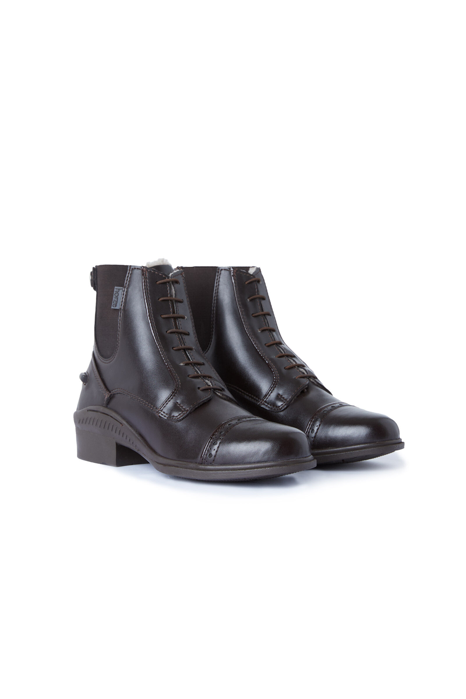 Buy Horze Kilkenny Lux Women s Winter Jodhpur Boots with Brogue Detail horze.eu
