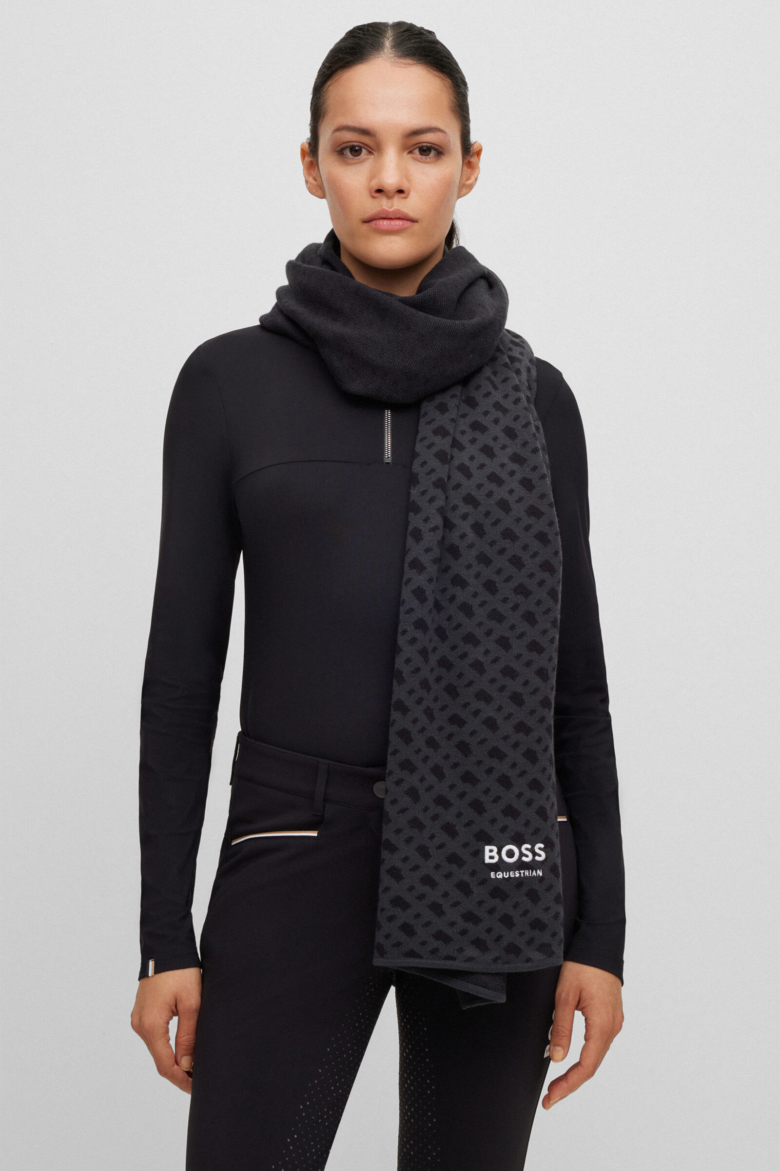 Boss Monogram Scarf