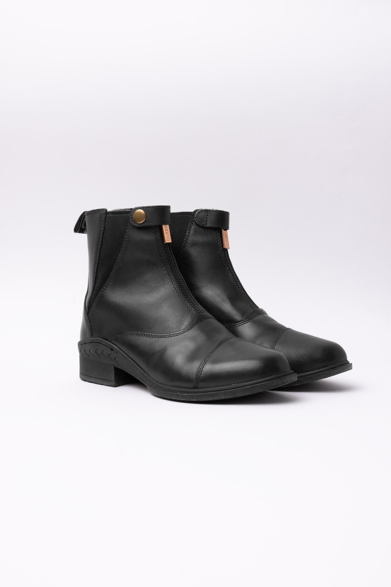 Buy Horze Rose Leather Jodphur Boots with Front Zipper horze.eu