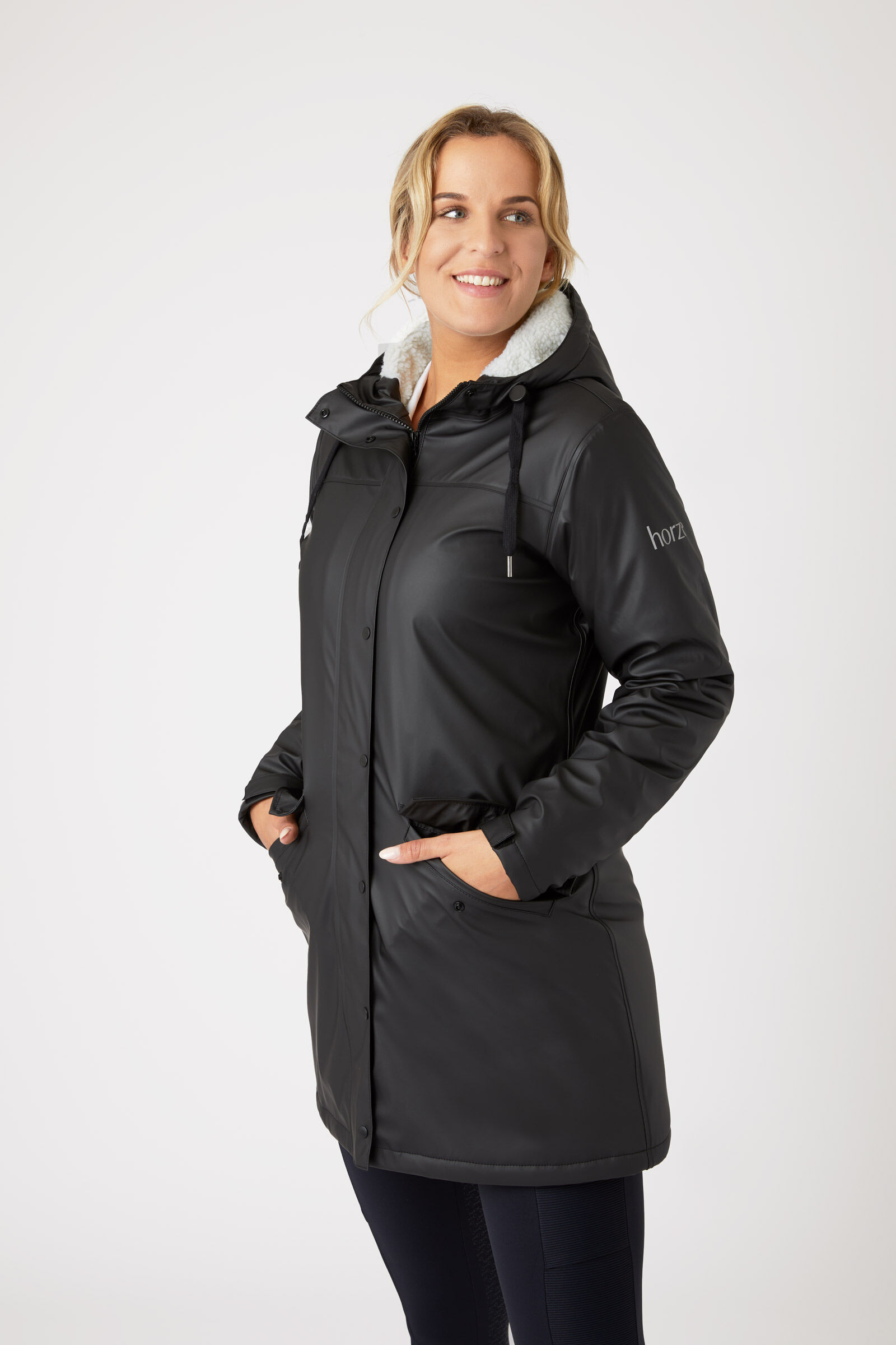 Buy Horze Billie Women s PU Rain Riding Jacket with Fleece horze.eu