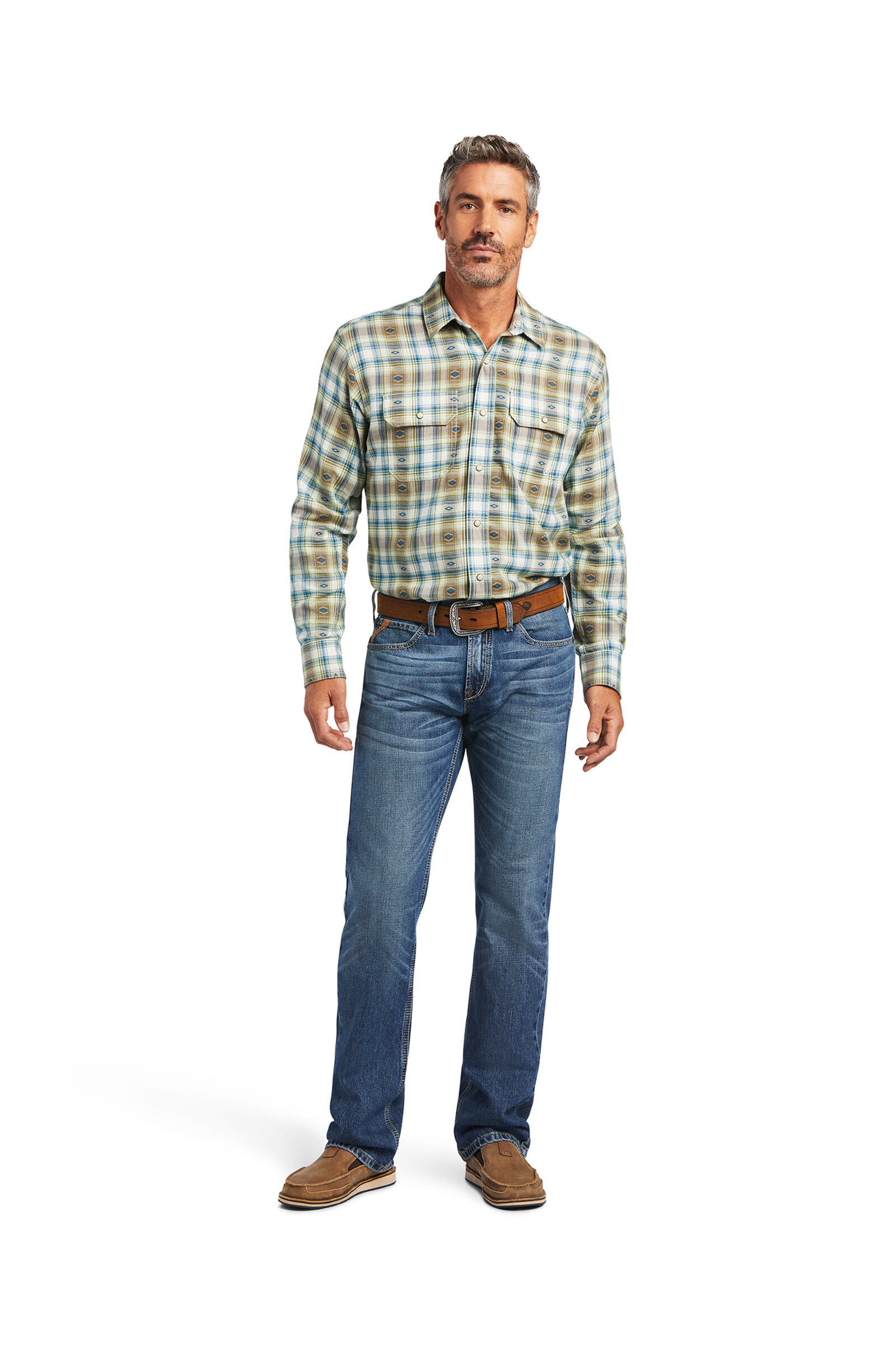 Ariat store checkered boots
