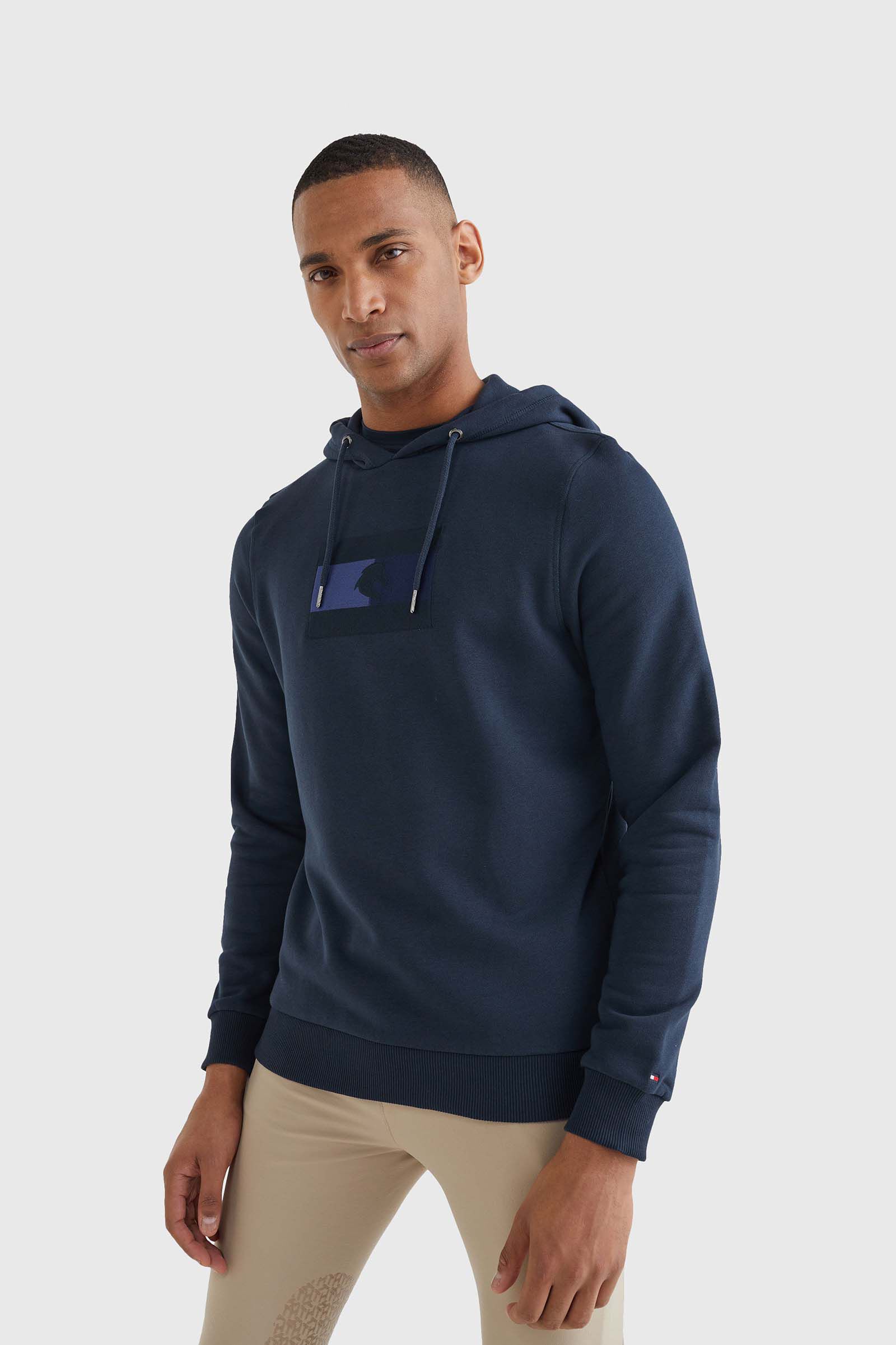 Tommy hilfiger clearance navy blue hoodie