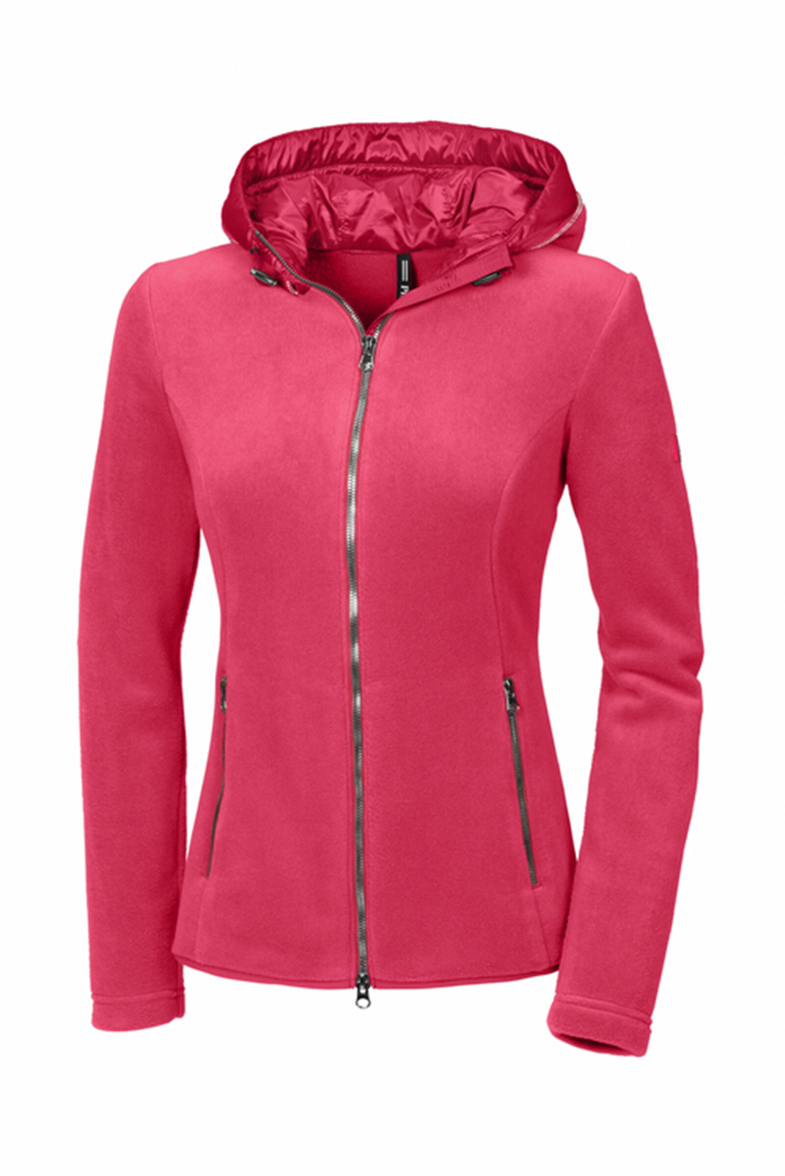 Blush fleece jacket top