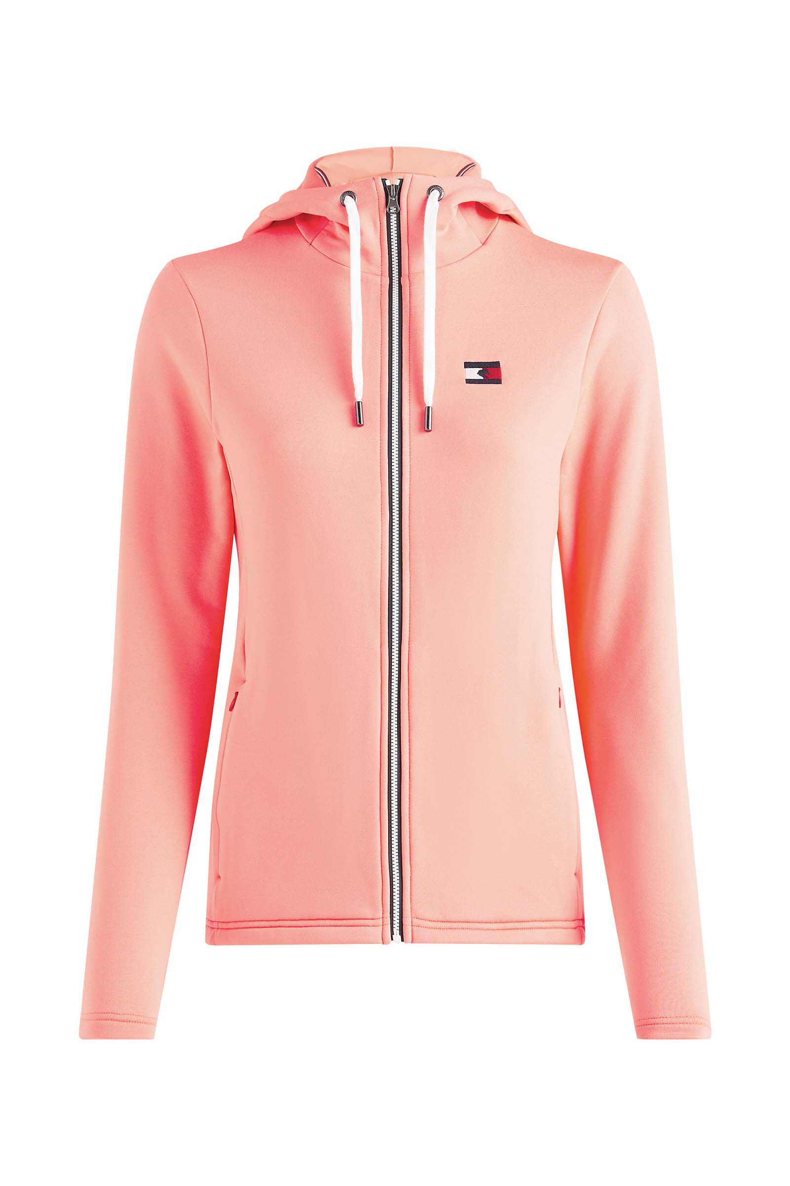 Pink tommy hilfiger outlet windbreaker