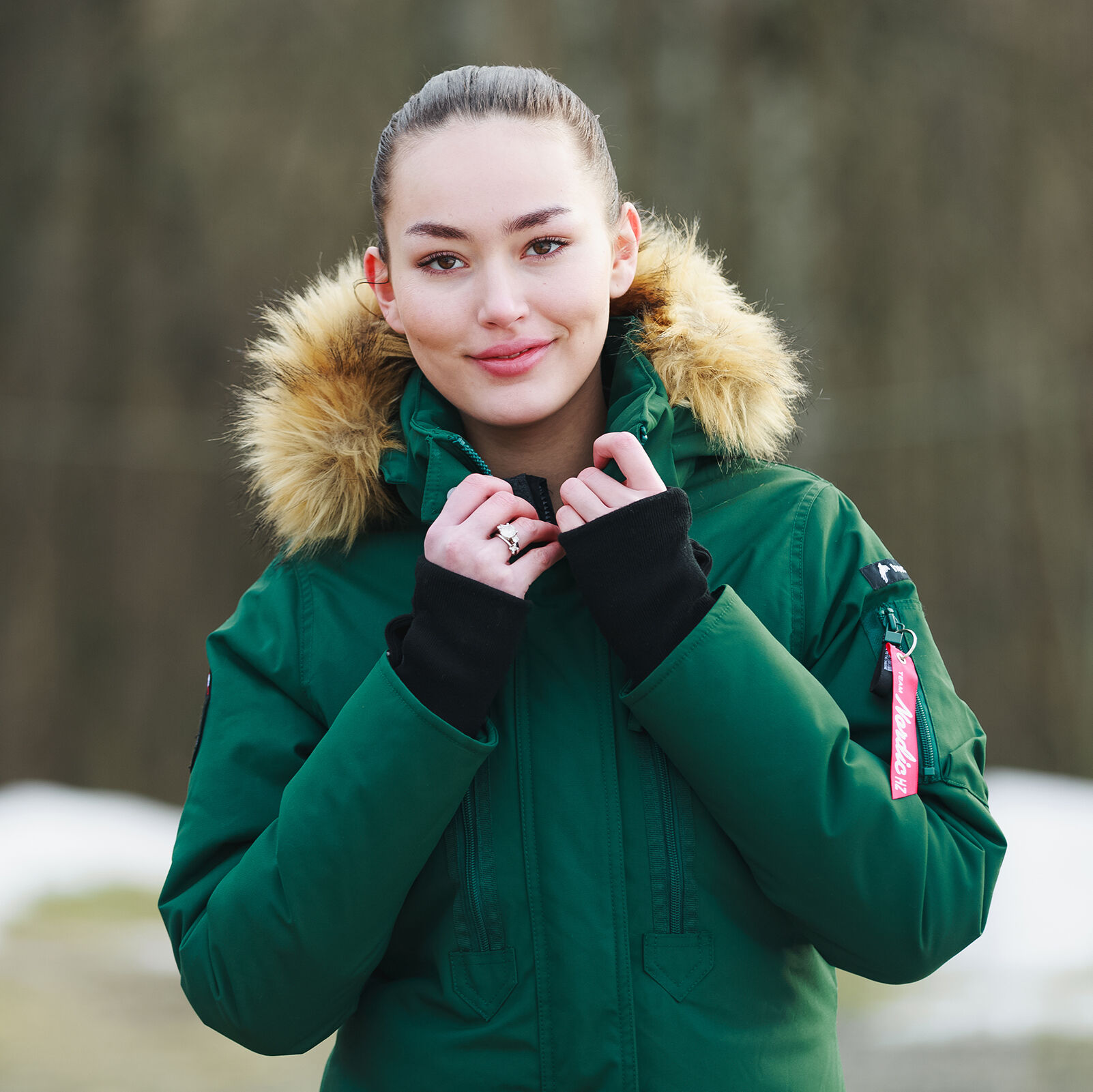 Horze brooke women's sales long parka jacket