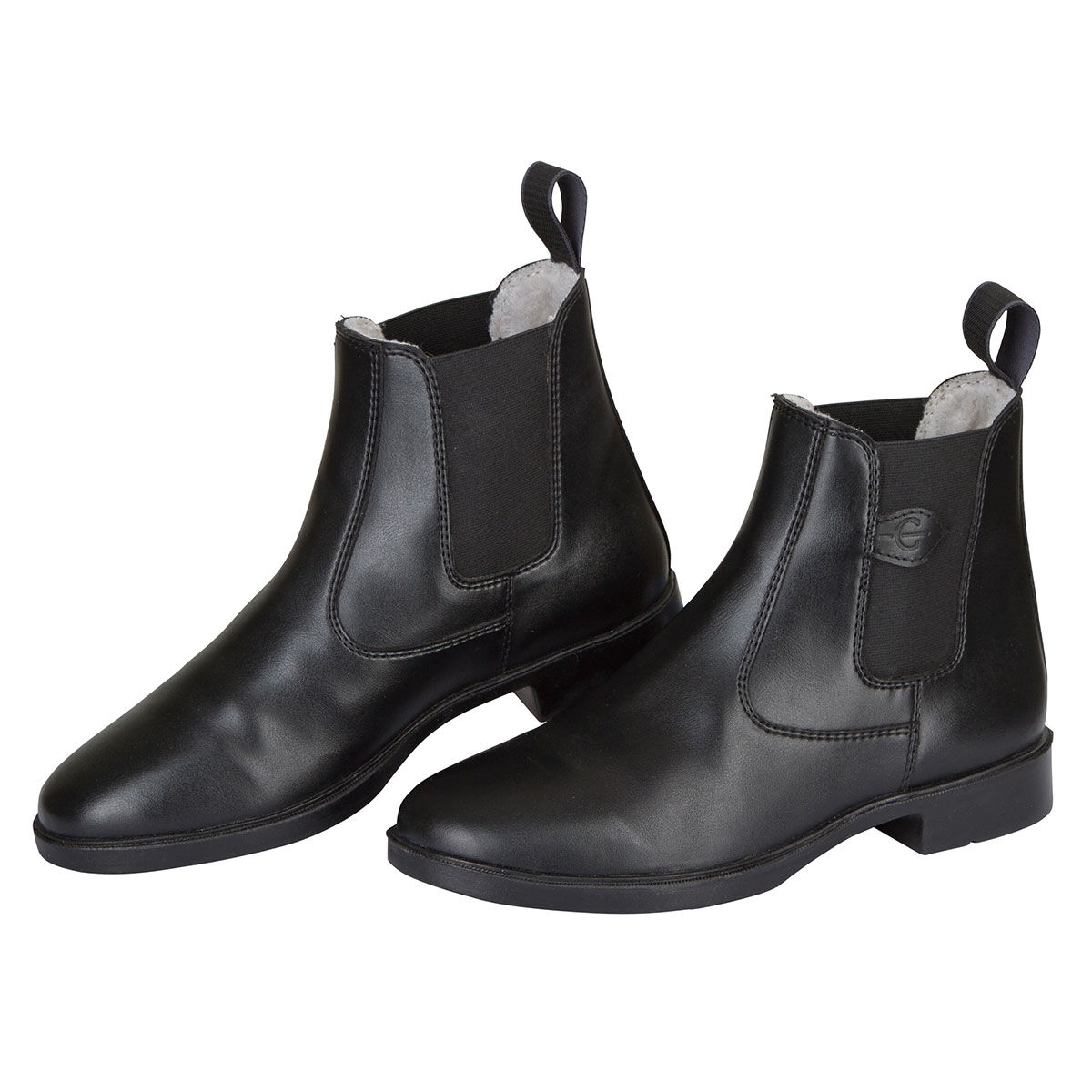 Half black online half white boots