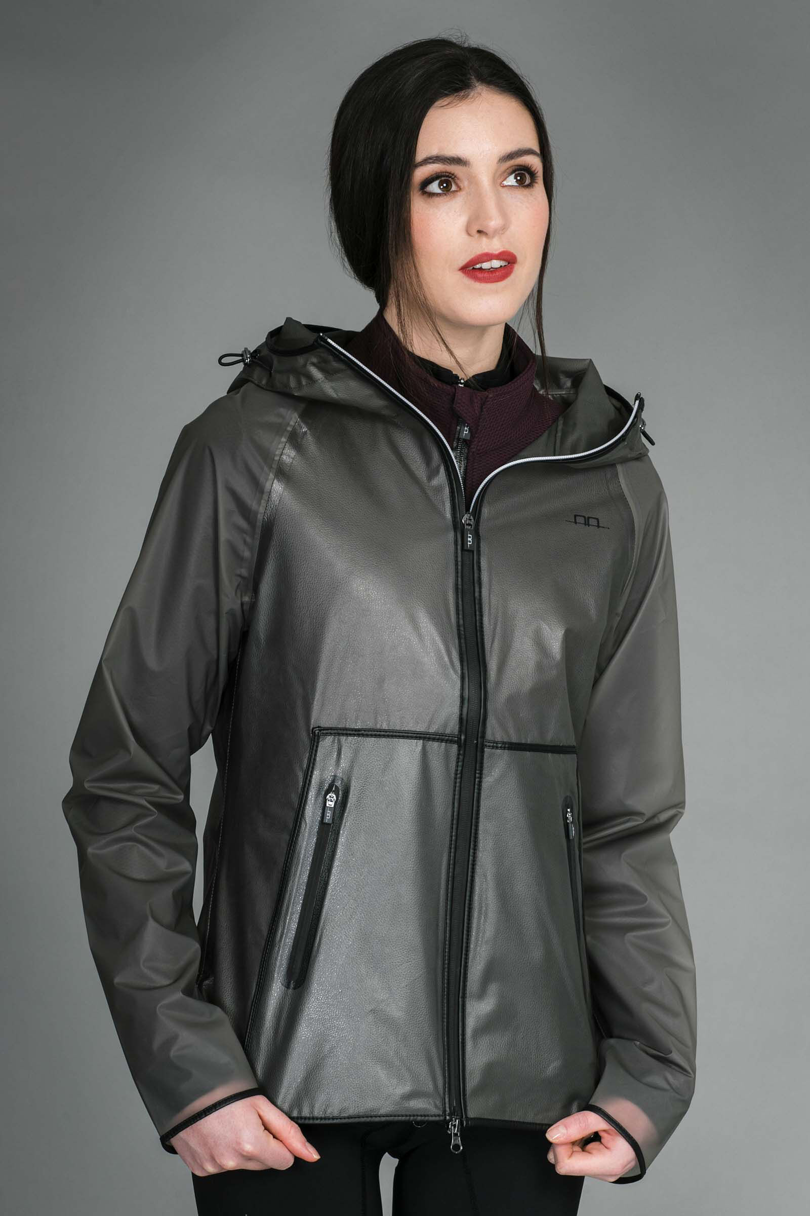 Hunter rain jacket womens top