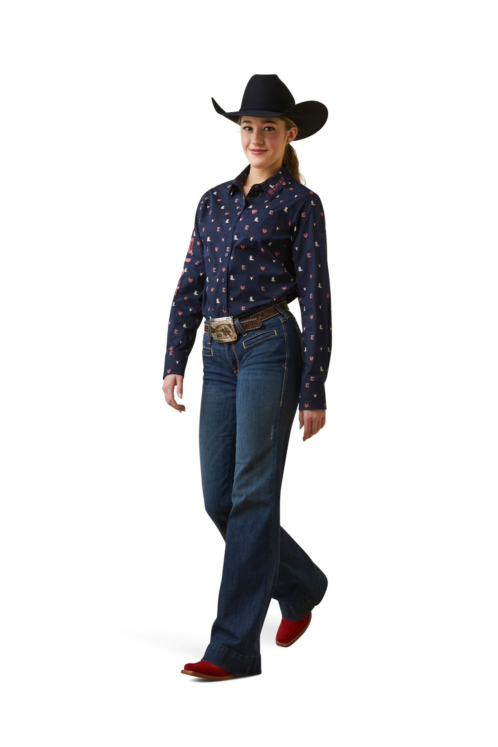 Ariat western outlet shirt