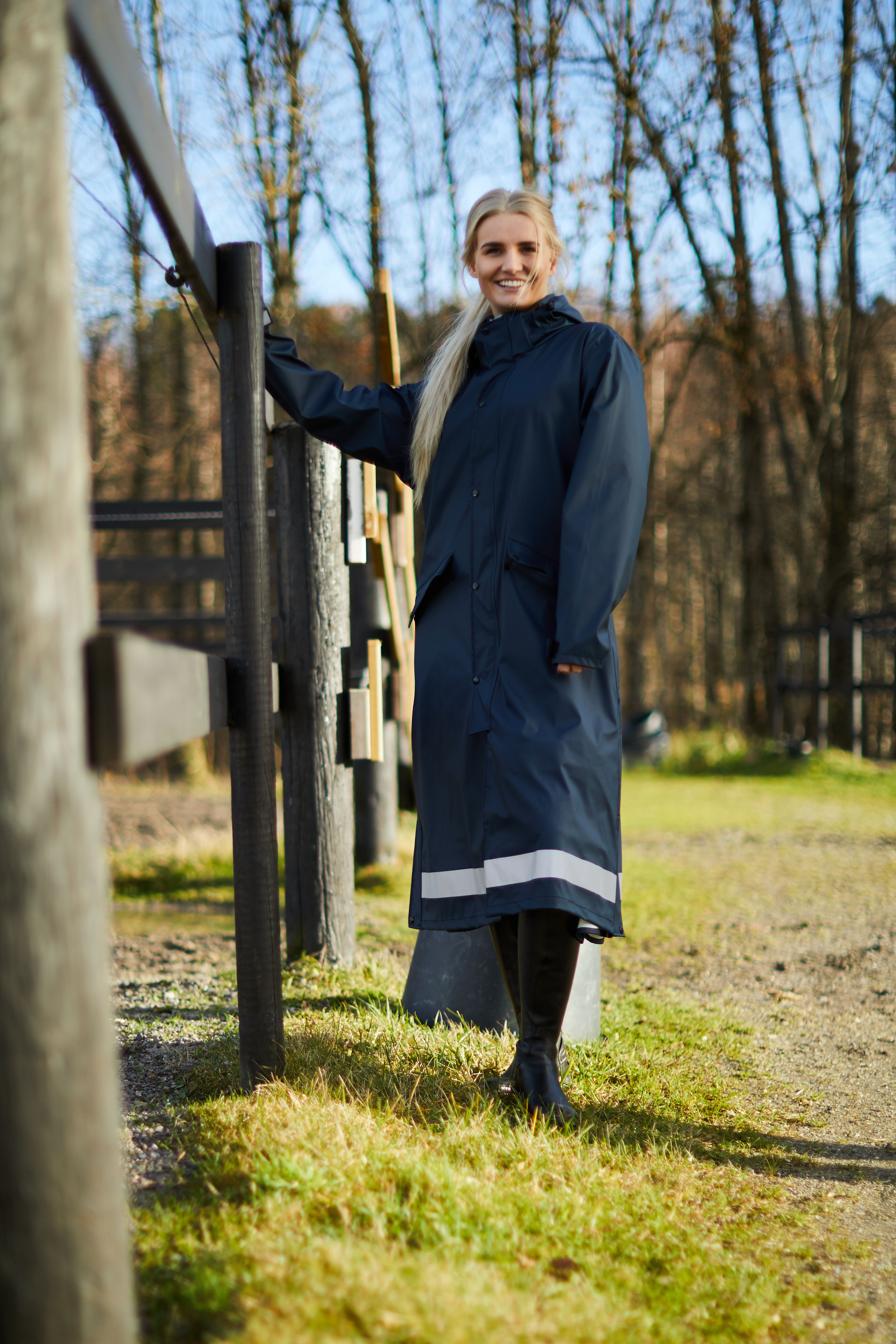 Long winter shop raincoat