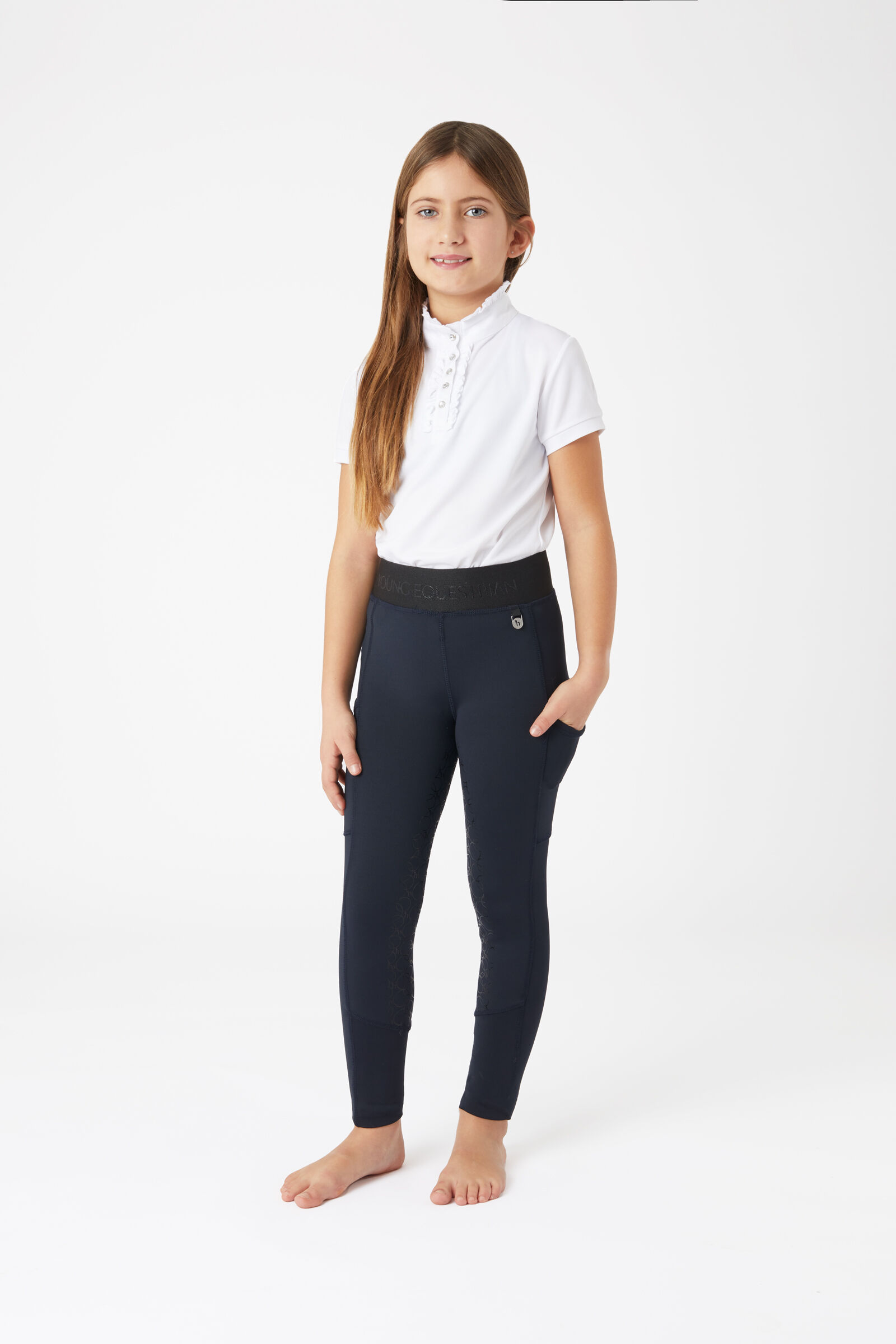 Buy Horze Leighton Teens Silicone Full Grip Riding Tights with