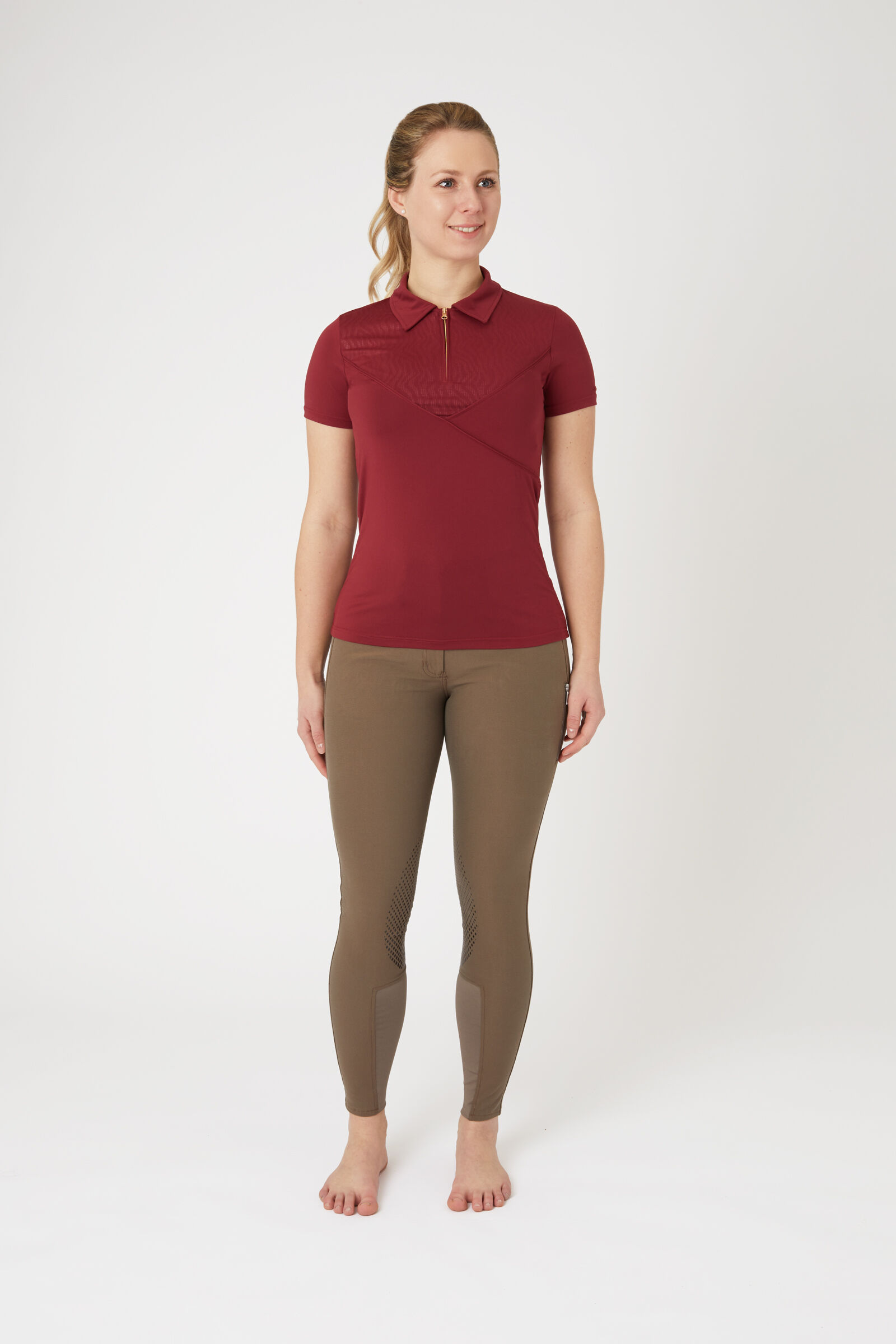 Polo shirt and best sale leggings