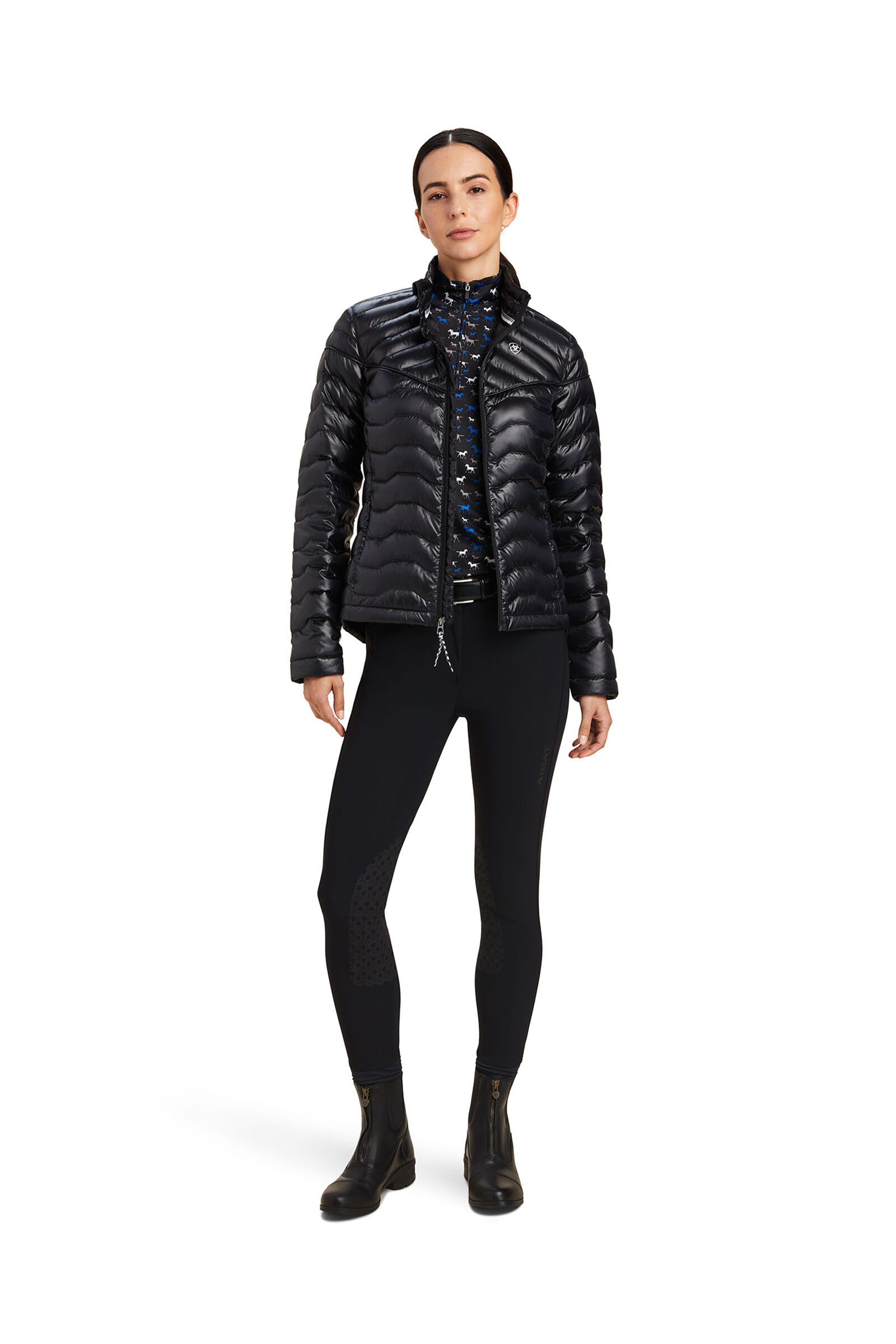 Ariat ideal down jacket black shop