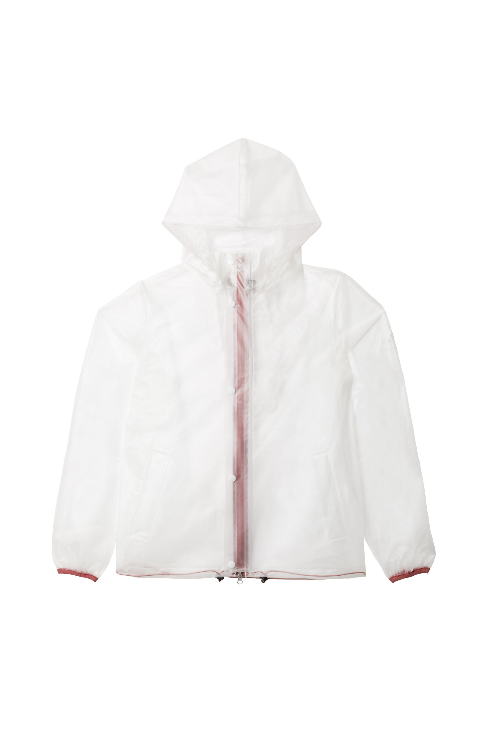 Transparent windbreaker jacket top