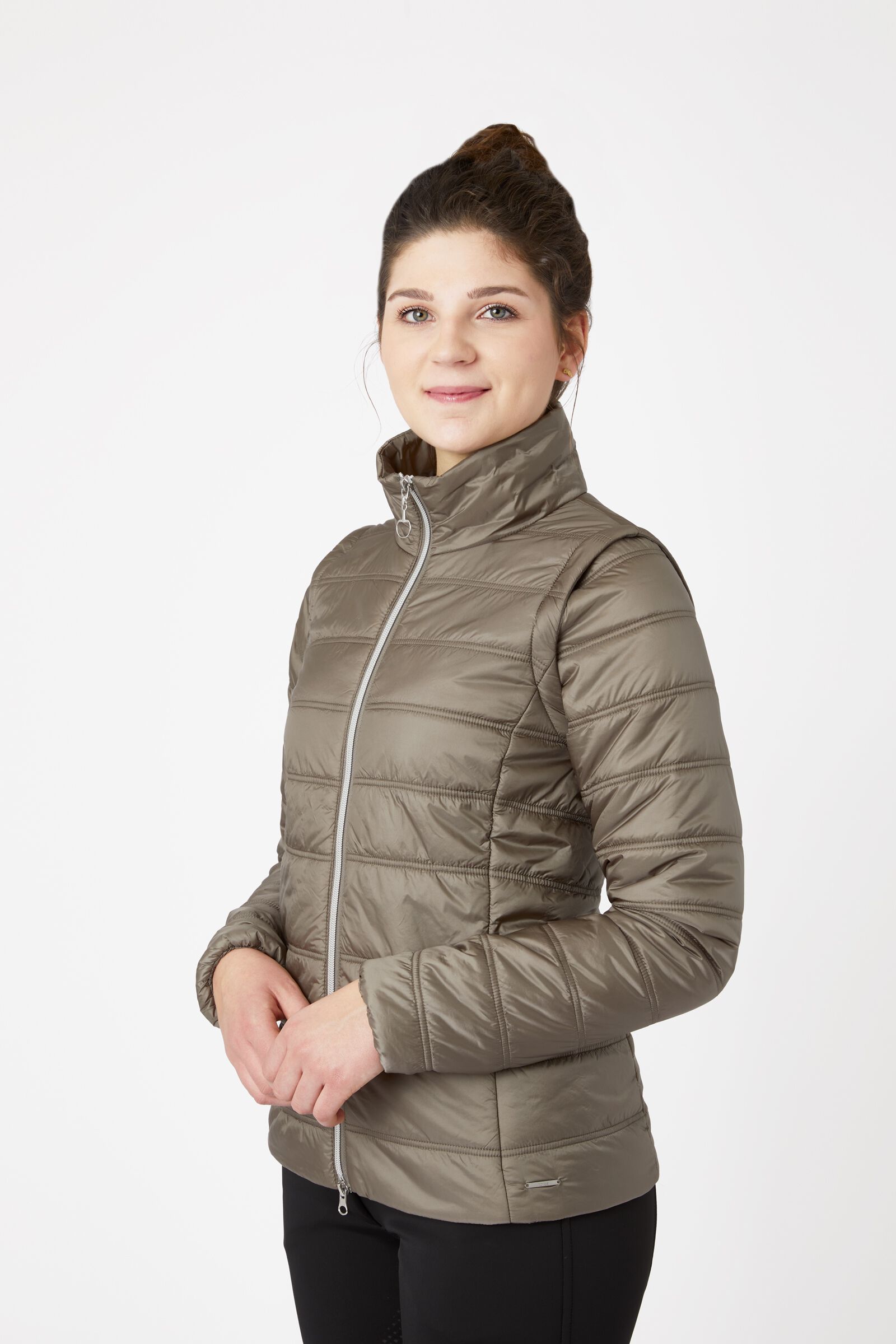 Winter jacket with removable sleeves on sale
