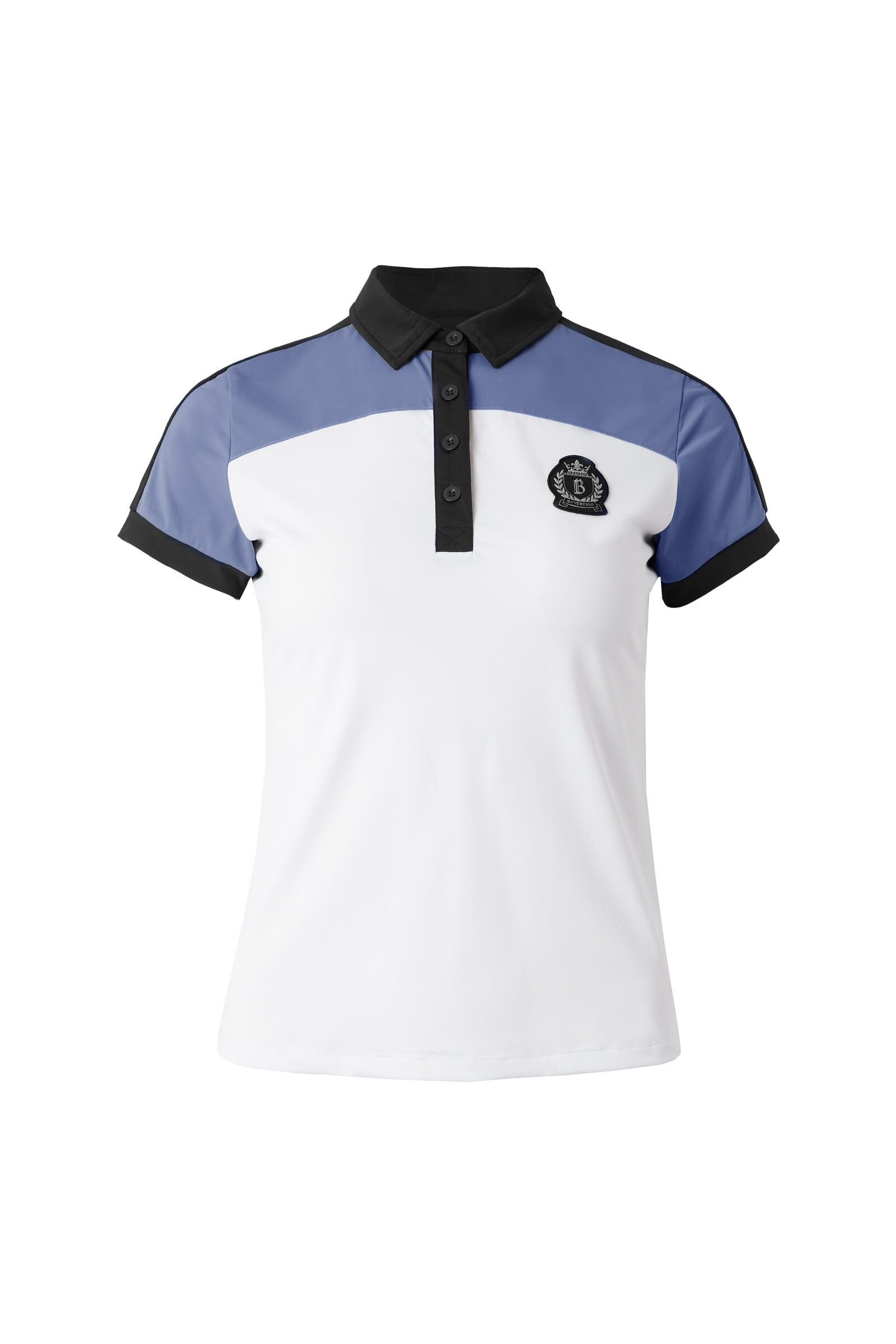 White polo shirt on sale with blue horse