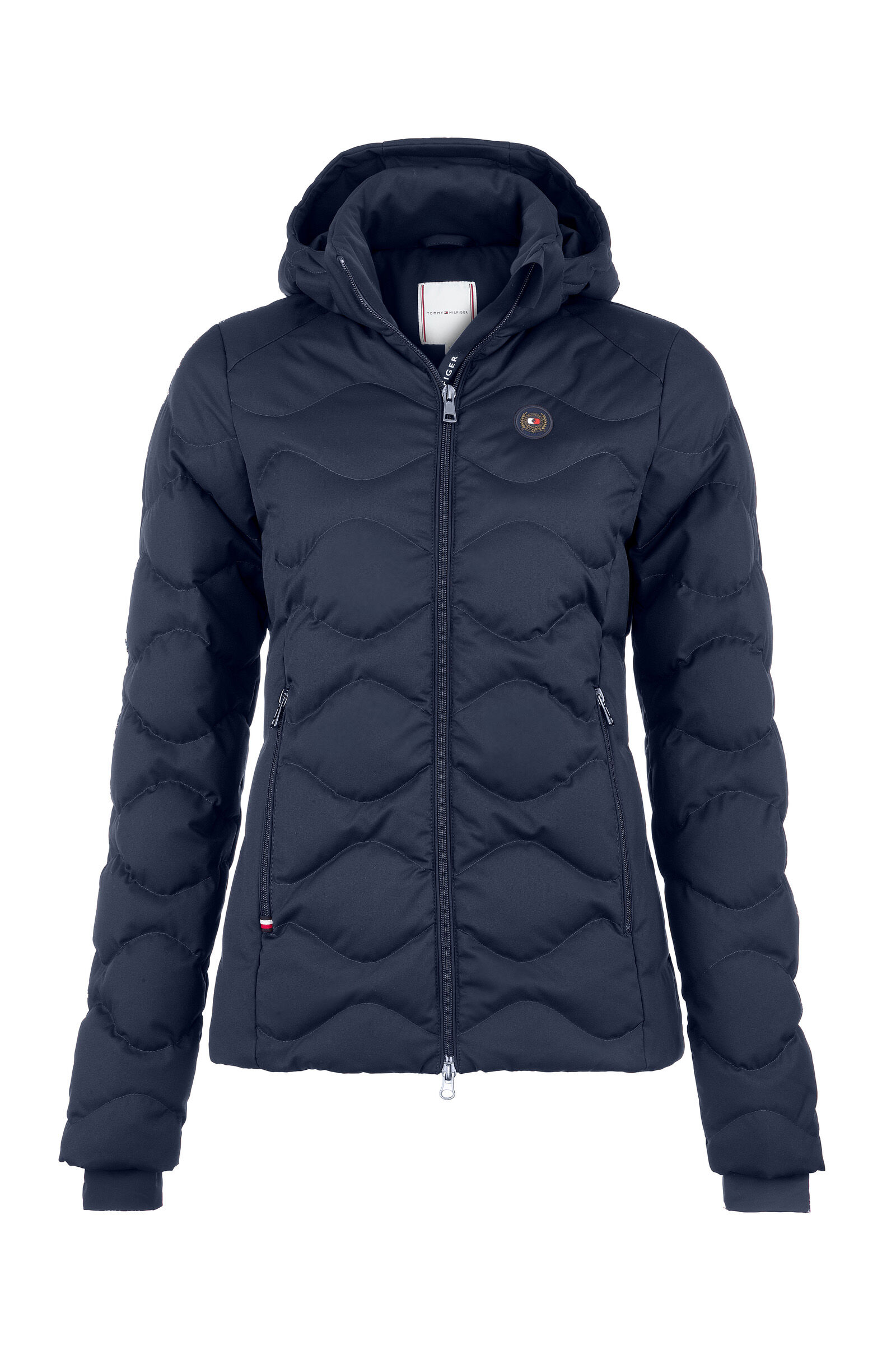 Tommy hilfiger black coat womens hotsell