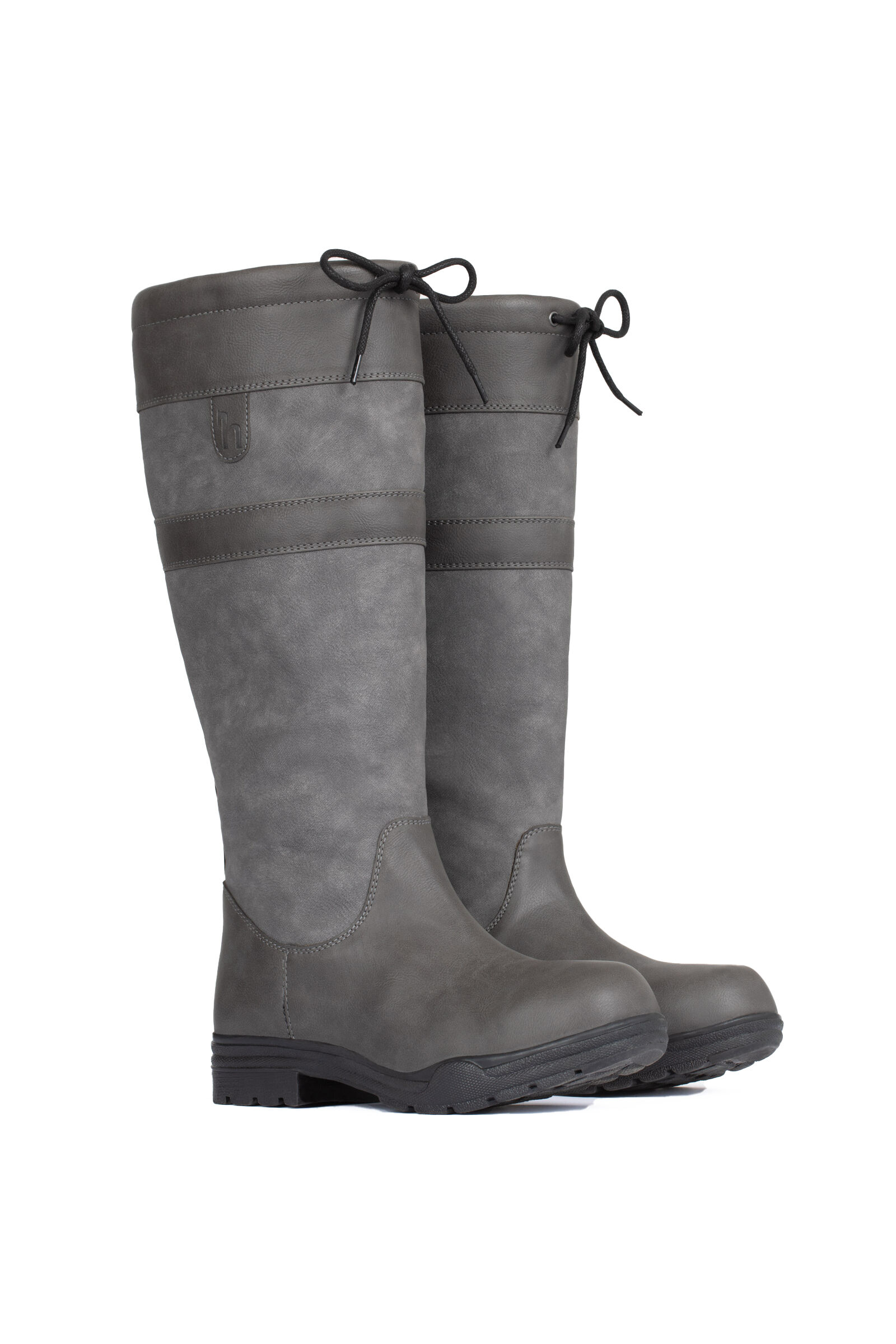 Fur top ladies boots