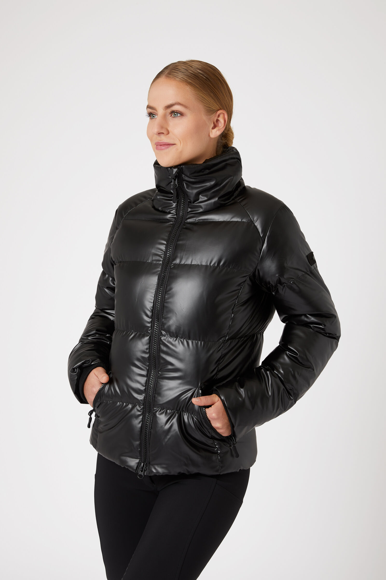 Buy Horze Rianna Women s Shiny Padded Riding Jacket horze.eu