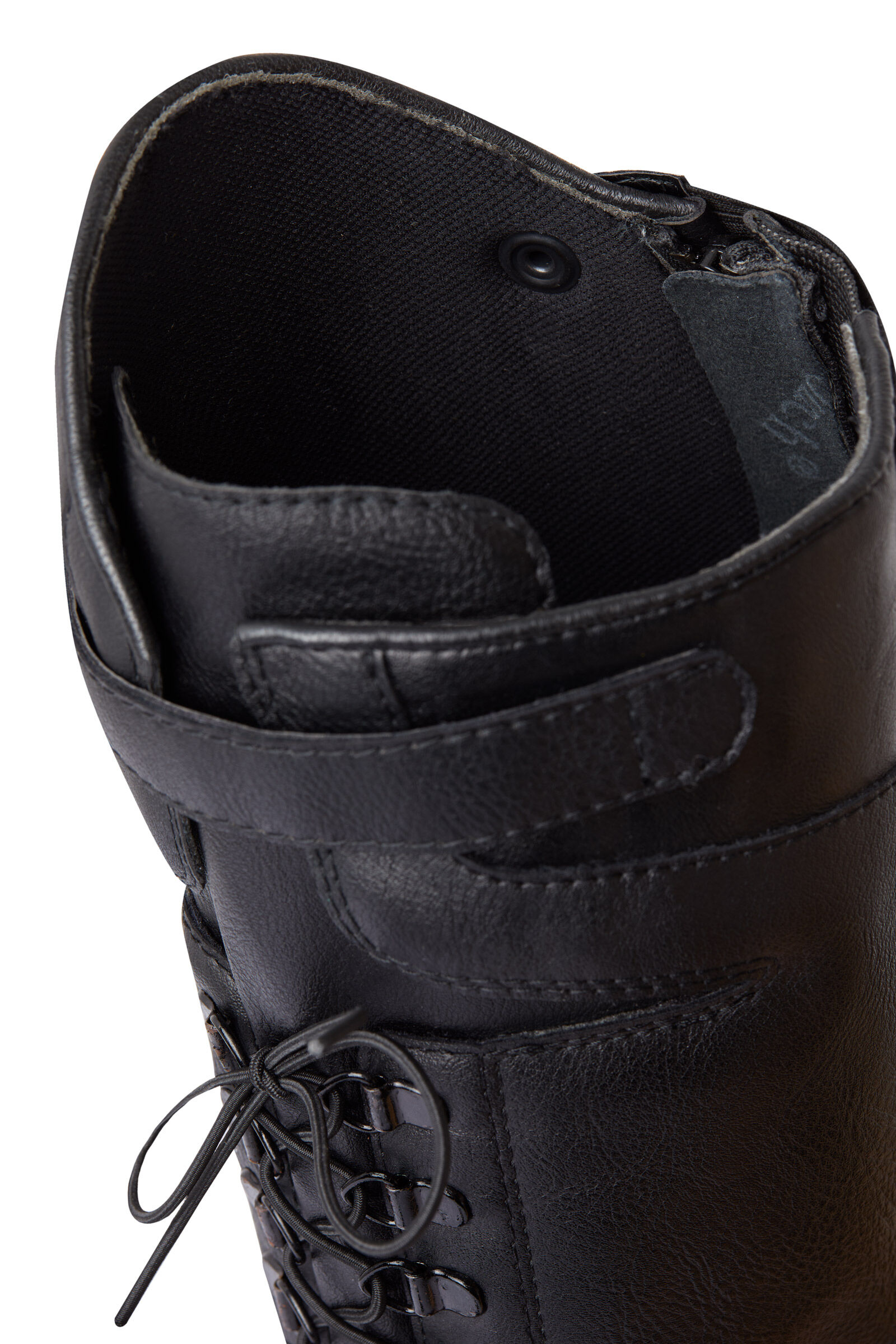 Buy Synthetic Tall Boots with Side Buckle Leg Strap horze.eu