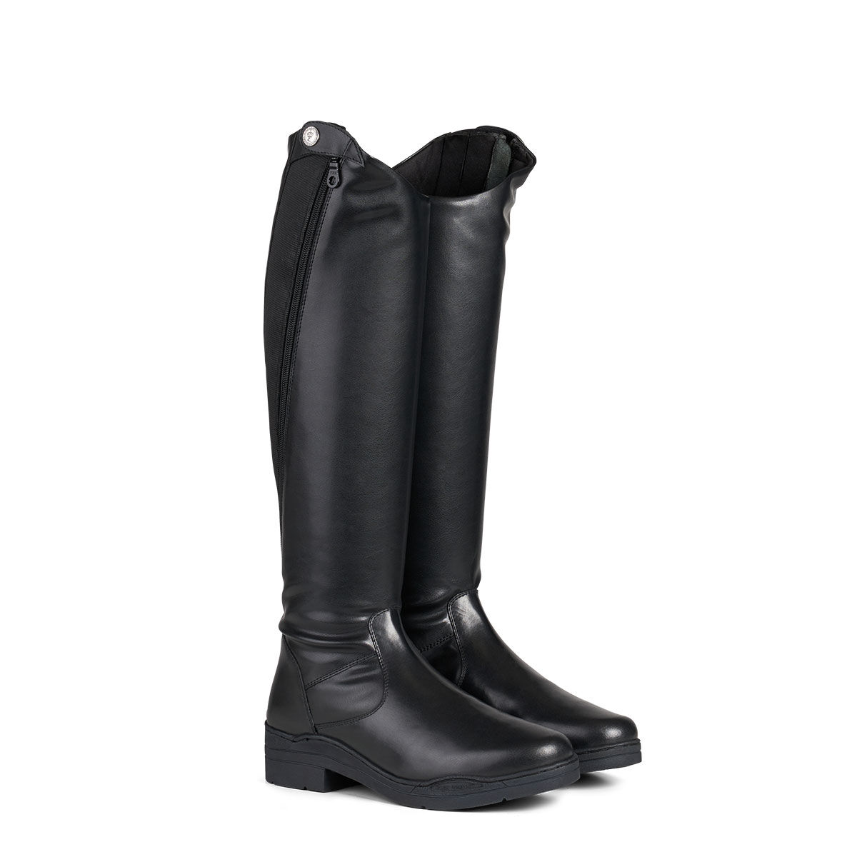 Black tall boots on sale