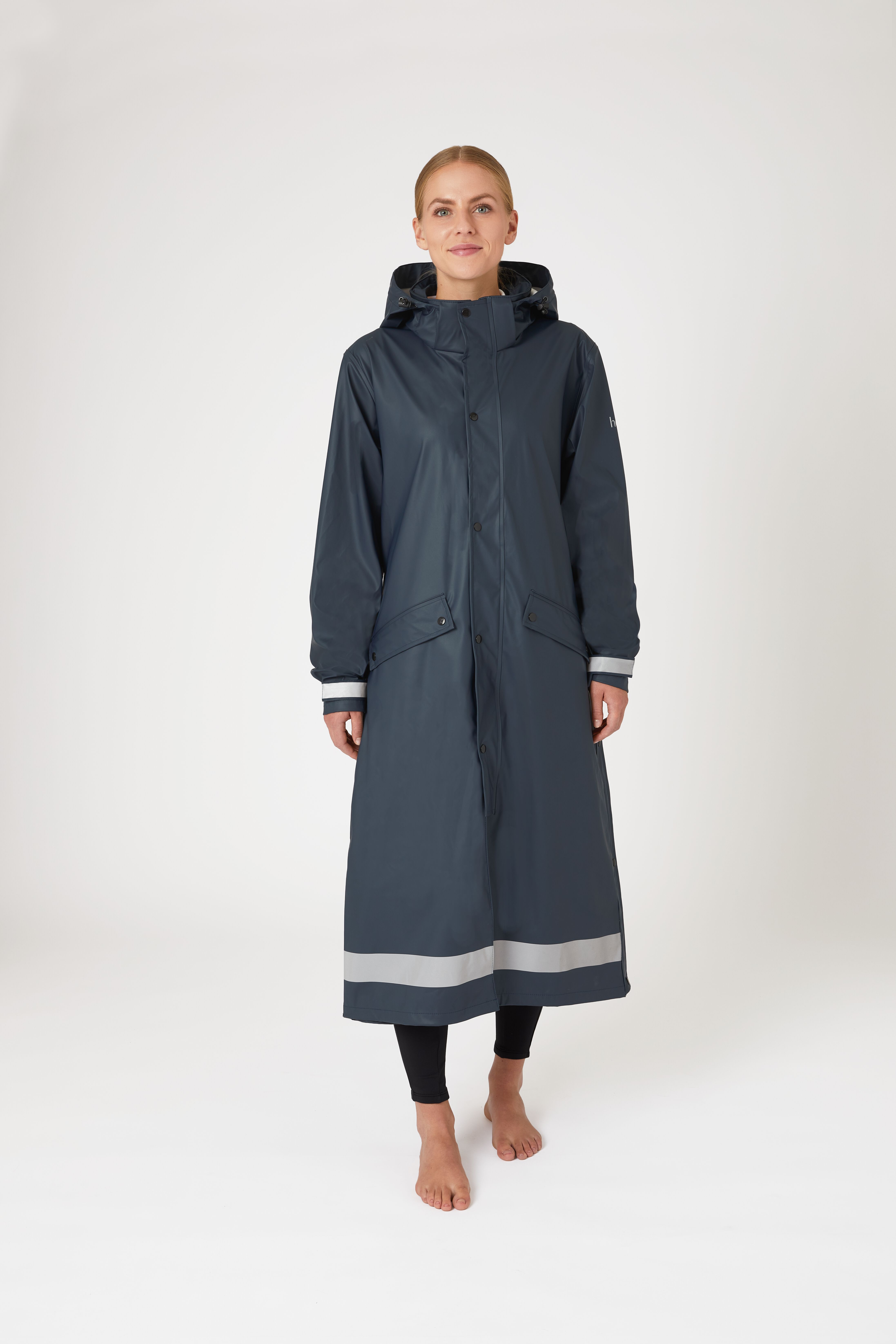 Girls hot sale long raincoat