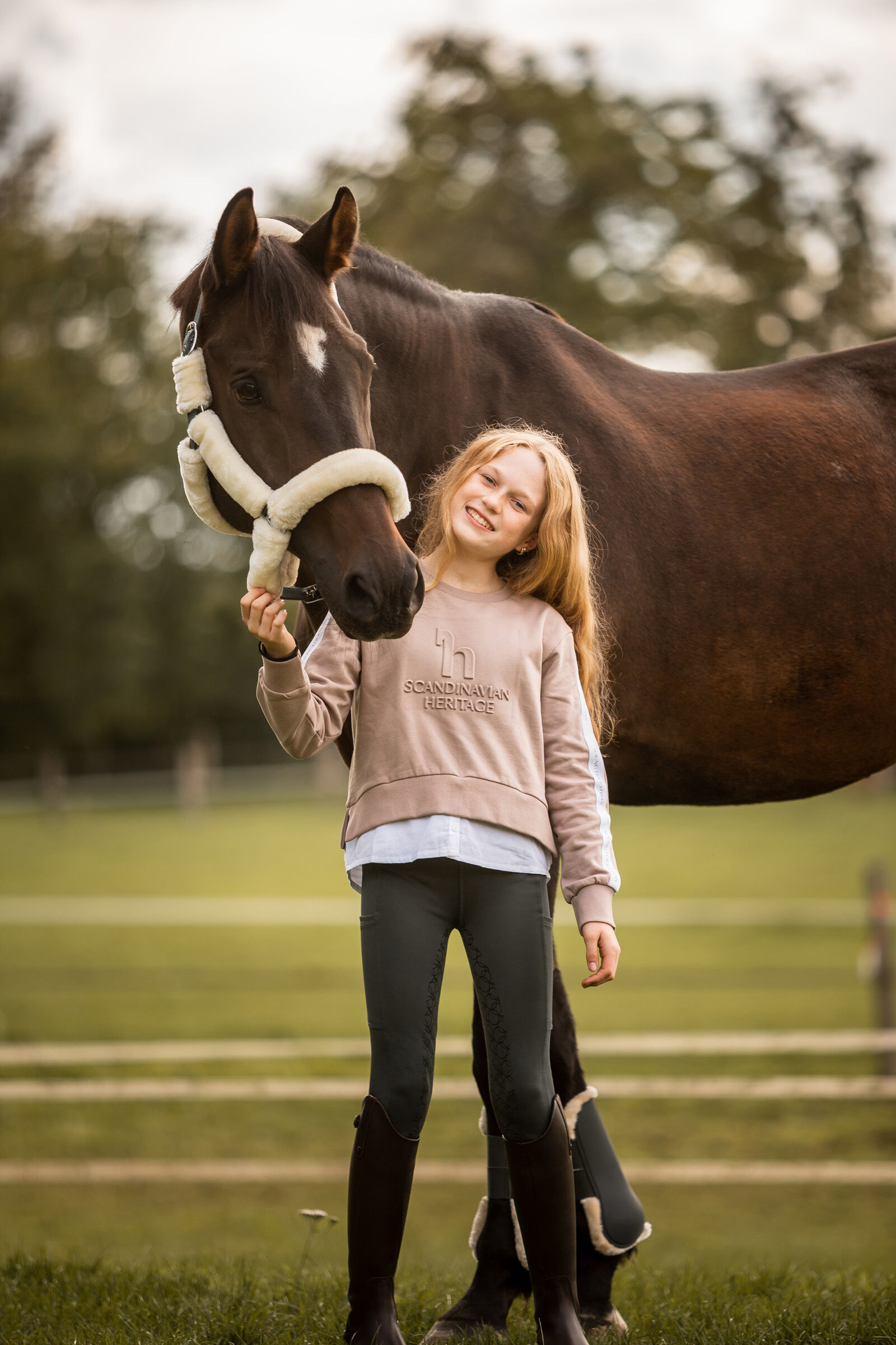 Buy Horze Leighton Teens Sweater with Blouse horze.eu